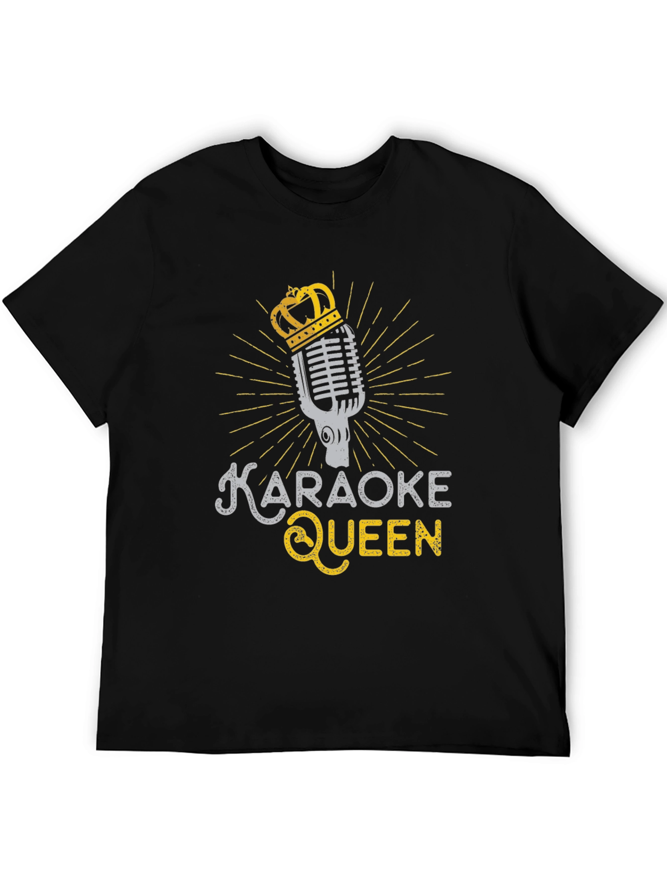 Karaoke Queen Graphic Tee - Black T-Shirt