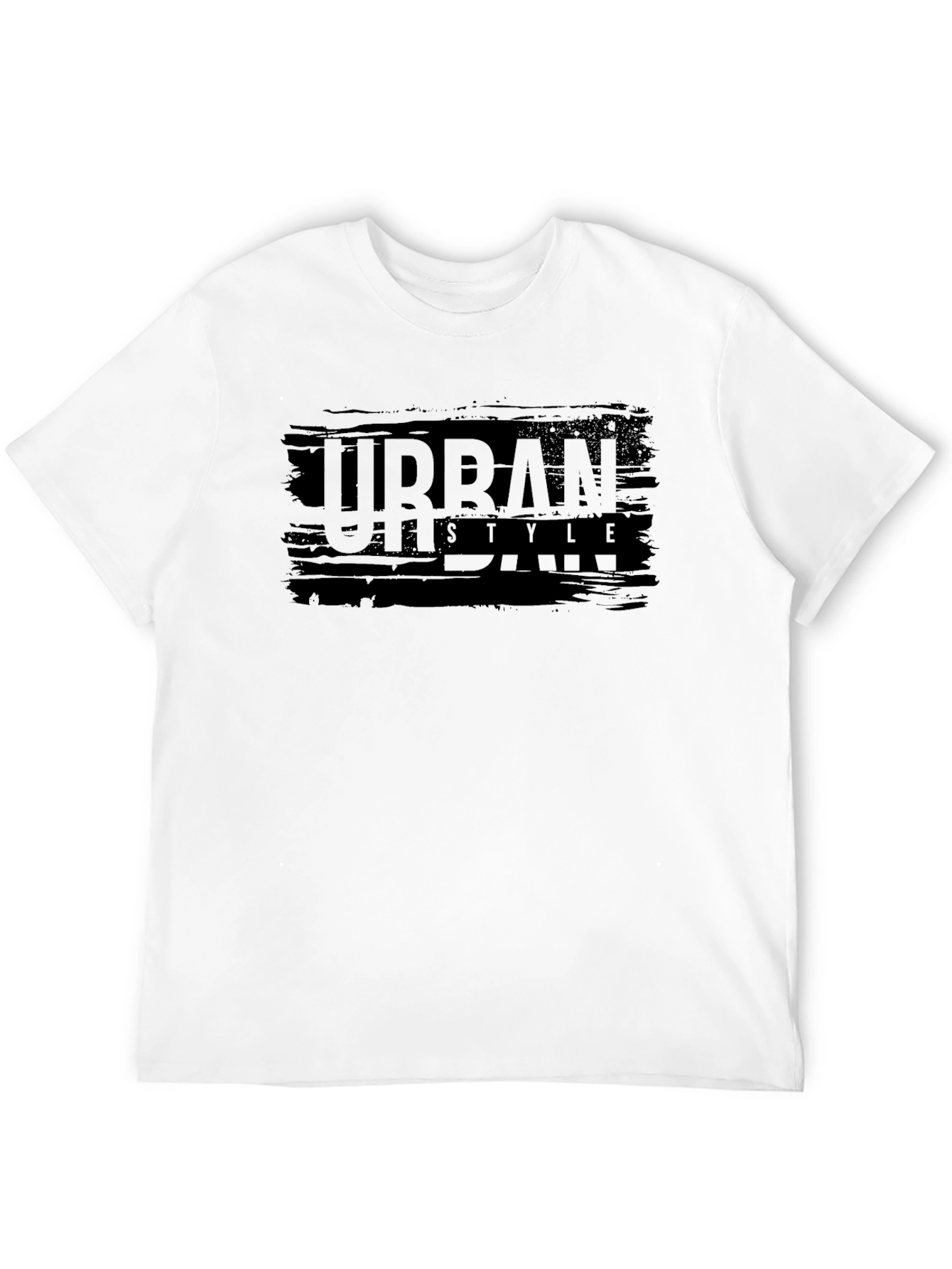 Urban Style Black Graphic T-Shirt