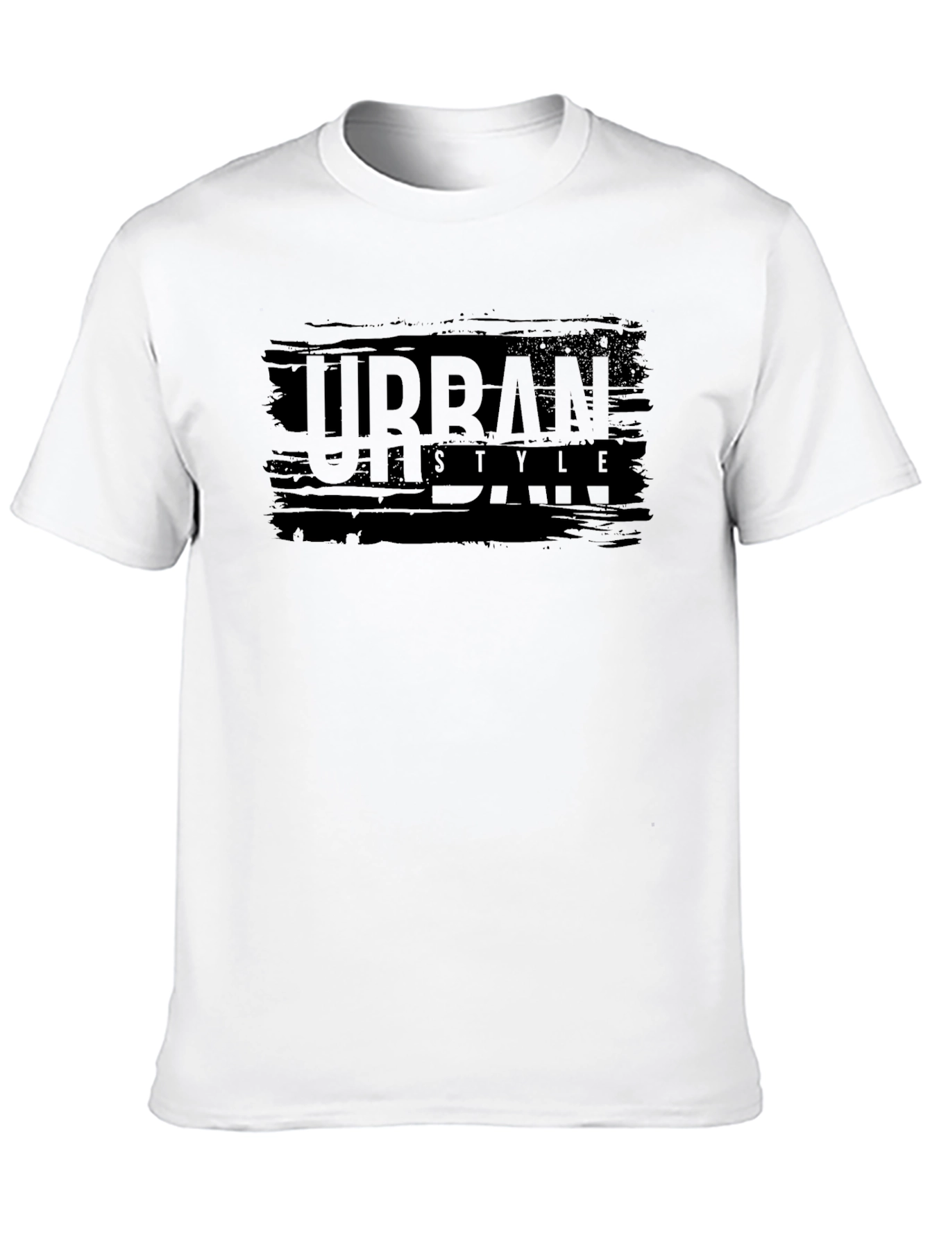 Urban Style Black Graphic T-Shirt
