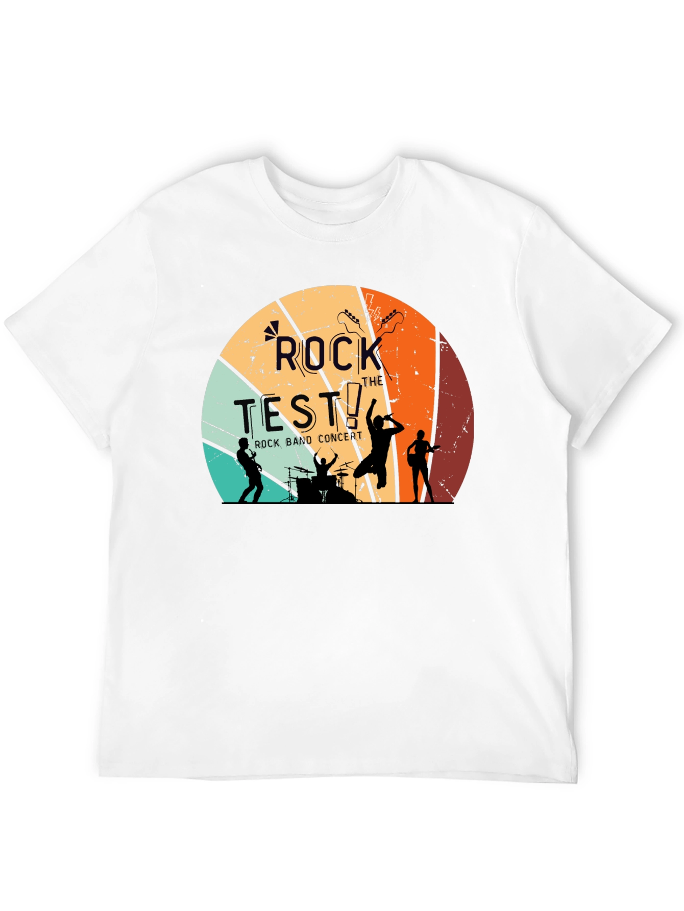 Rock the Test Retro Band T-Shirt