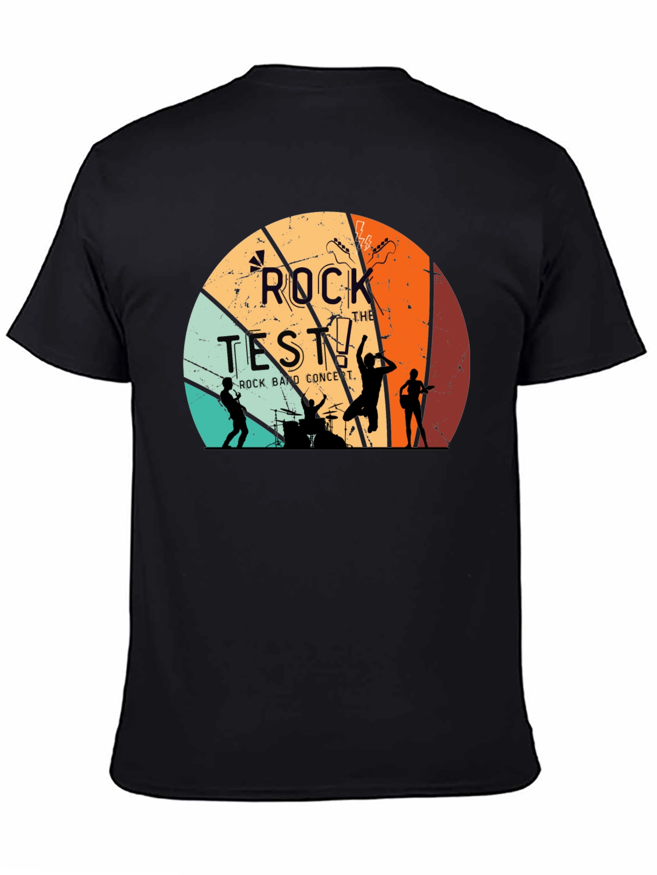 Rock the Test Retro Band T-Shirt