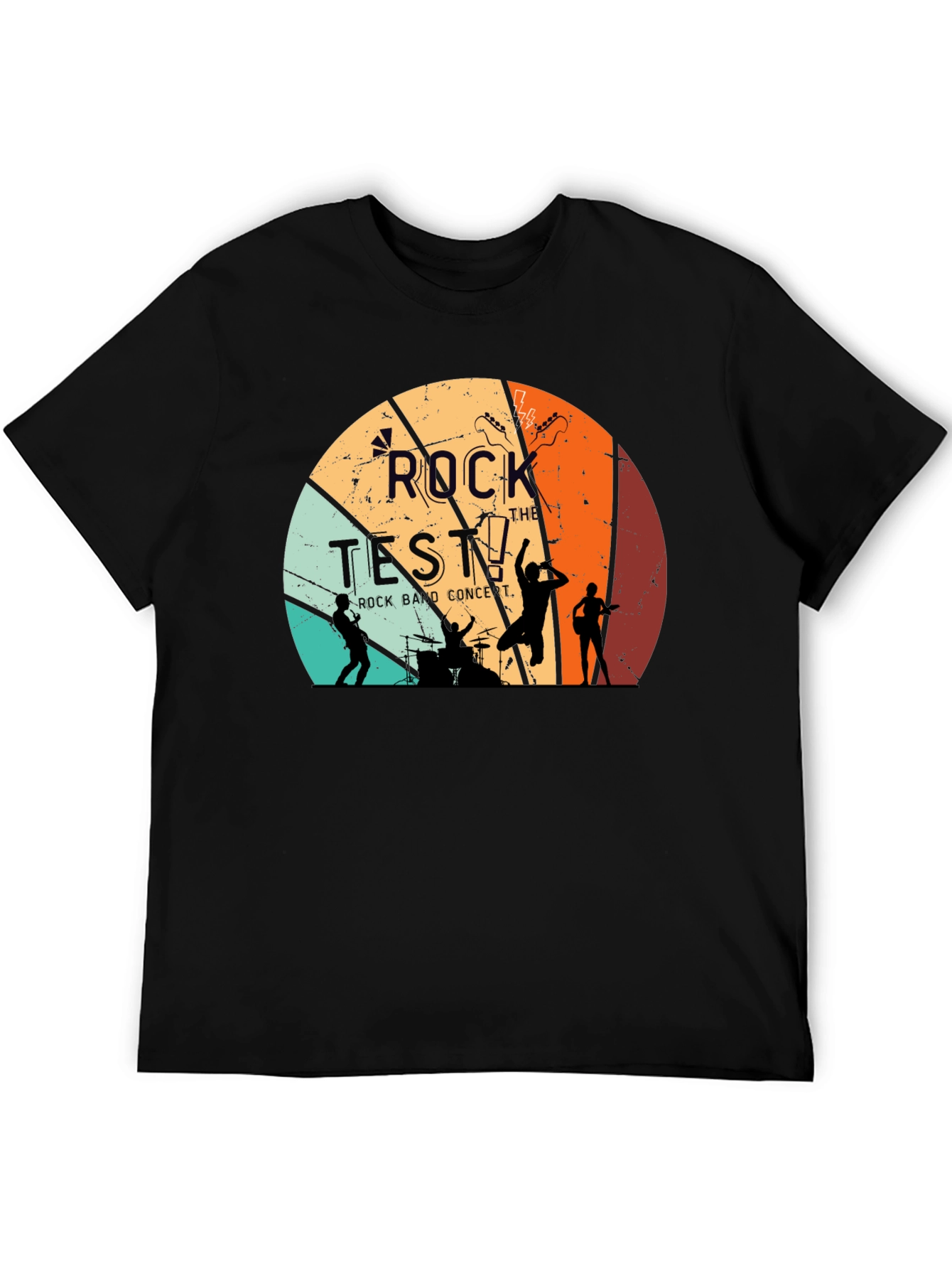 Rock the Test Retro Band T-Shirt