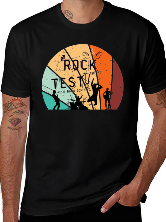 Rock the Test Retro Band T-Shirt