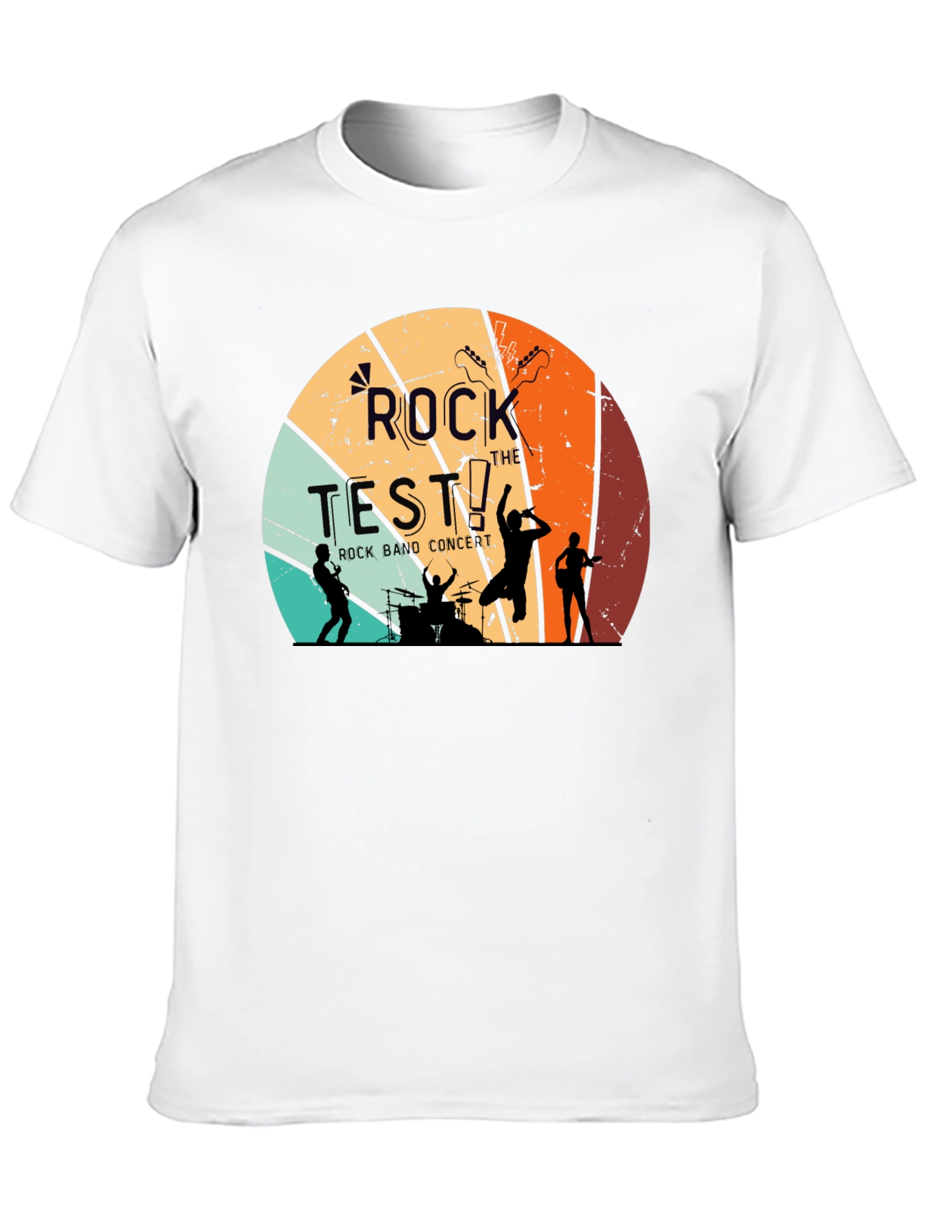 Rock the Test Retro Band T-Shirt