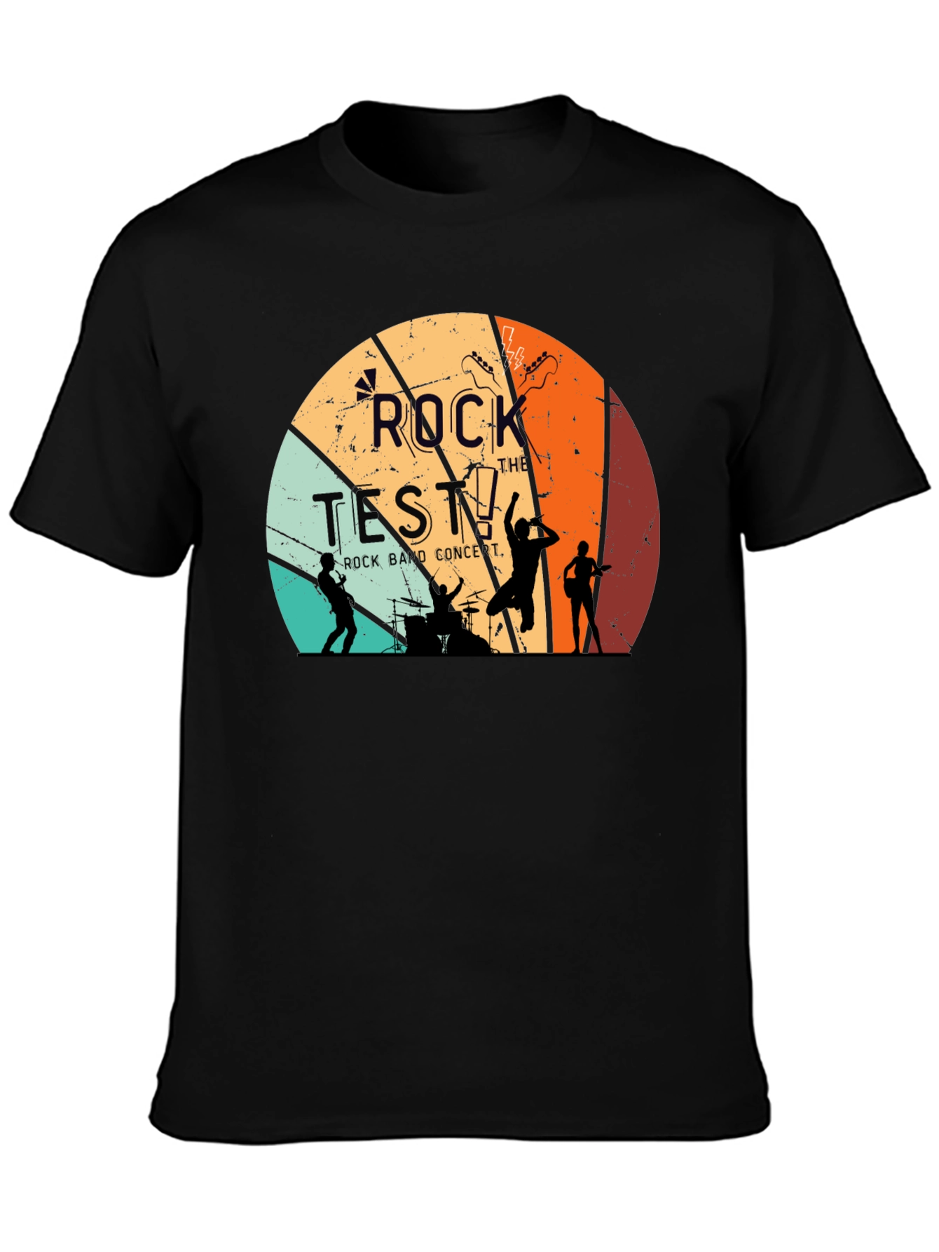 Rock the Test Retro Band T-Shirt