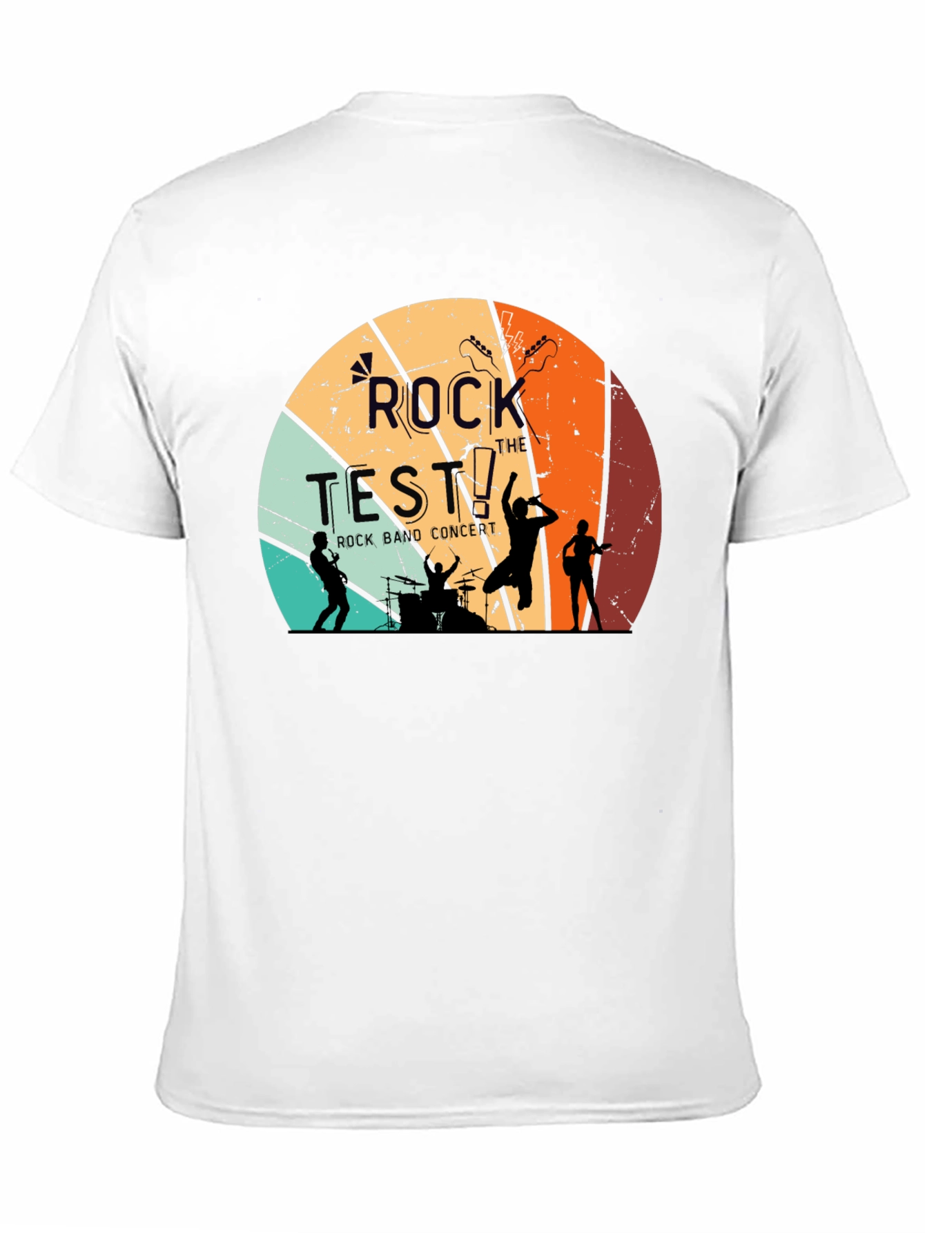 Rock the Test Retro Band T-Shirt
