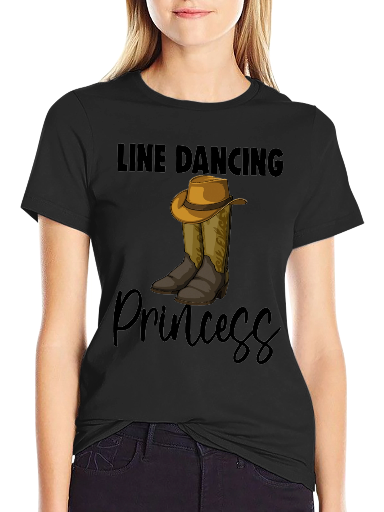 Line Dancing Princess Graphic Tee