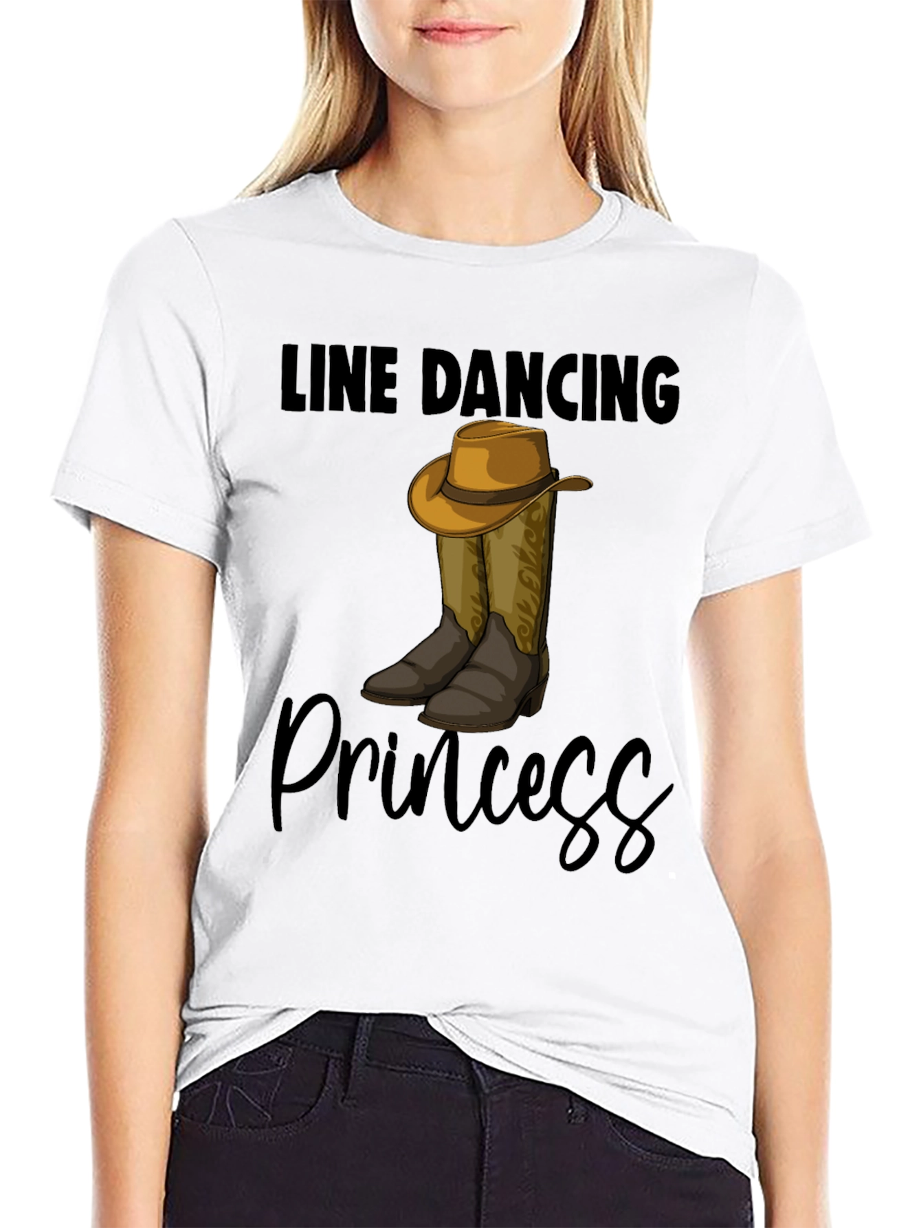 Line Dancing Princess Graphic Tee