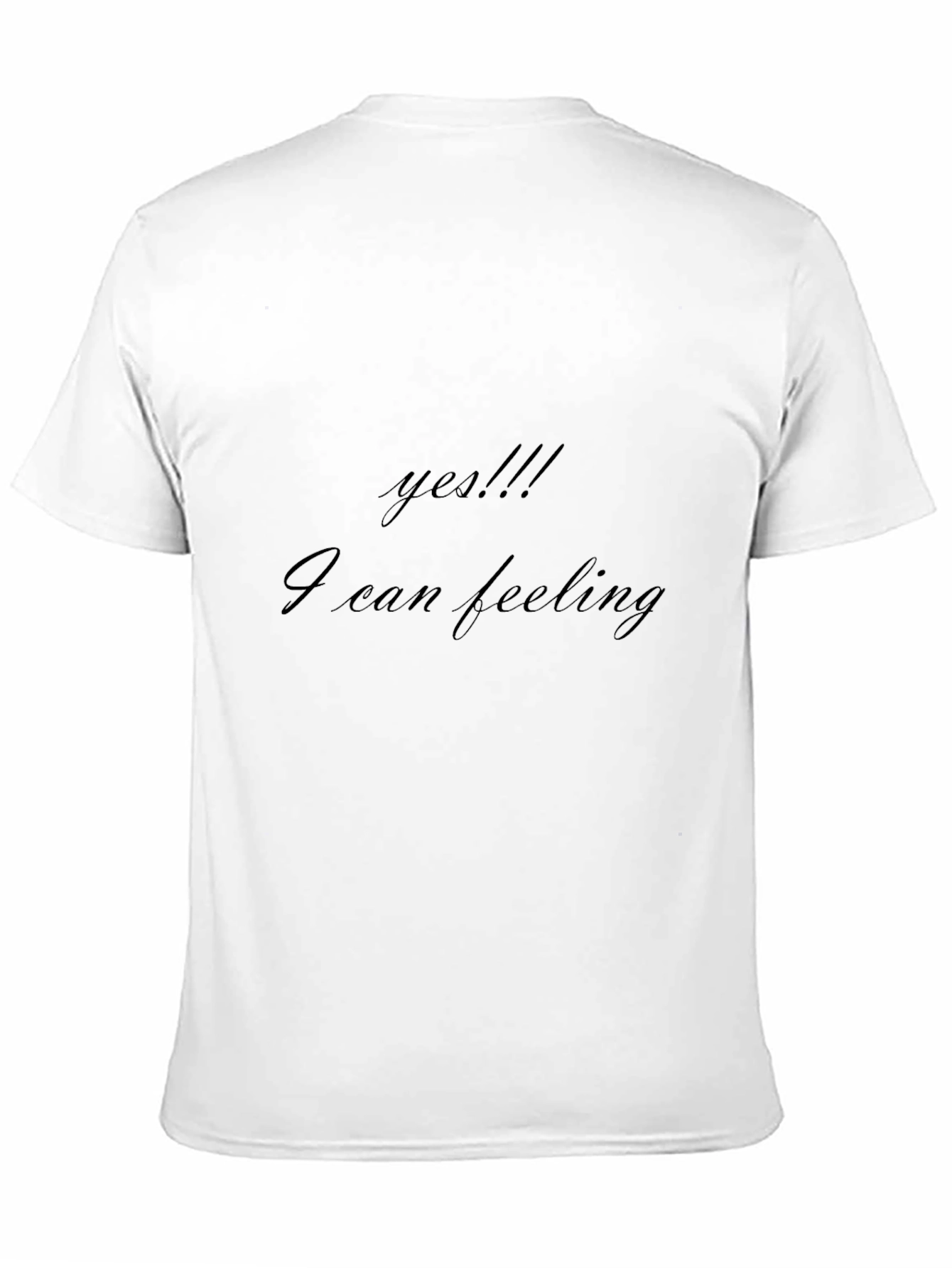 Yes!!! I Can Feeling Black Graphic Tee