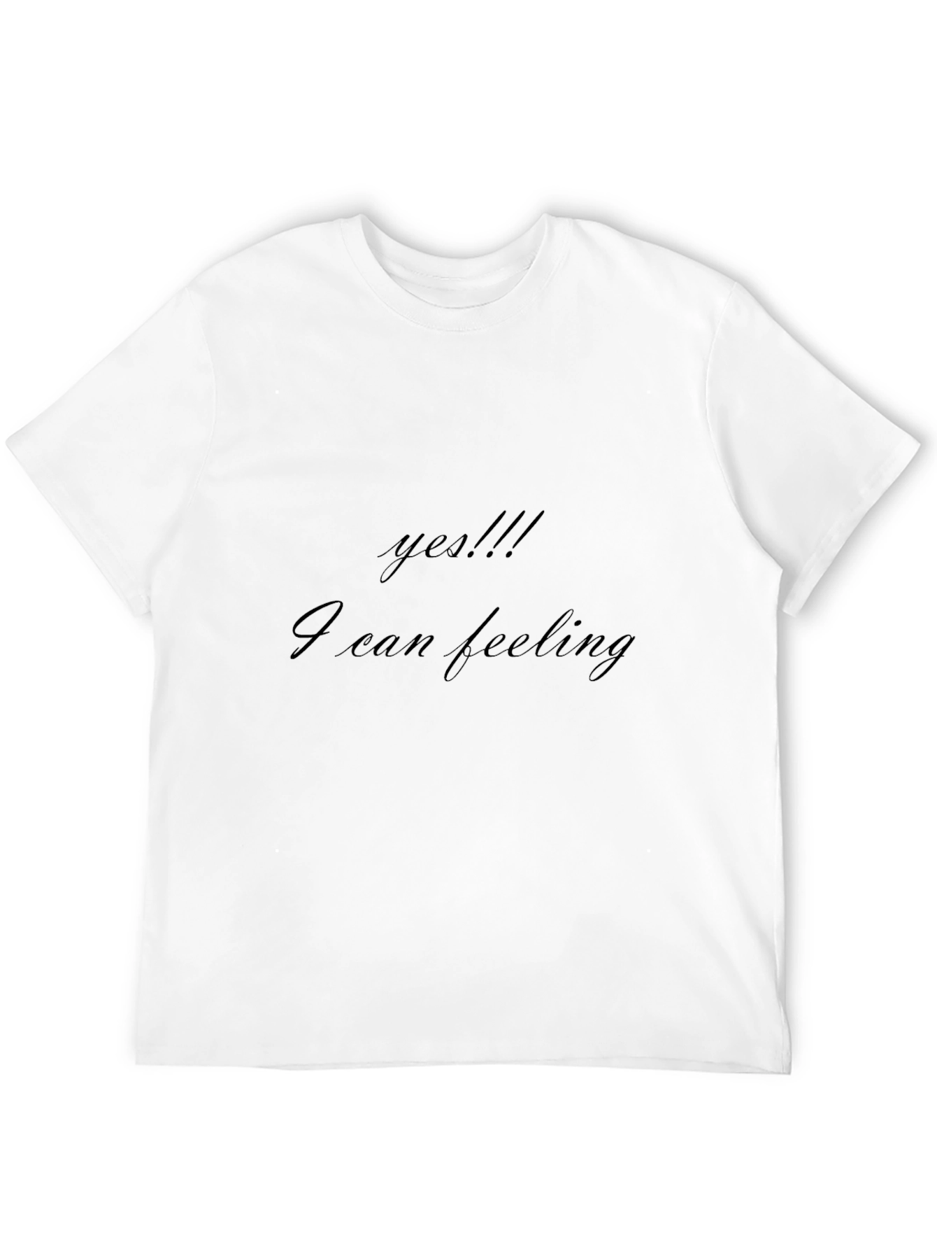 Yes!!! I Can Feeling Black Graphic Tee