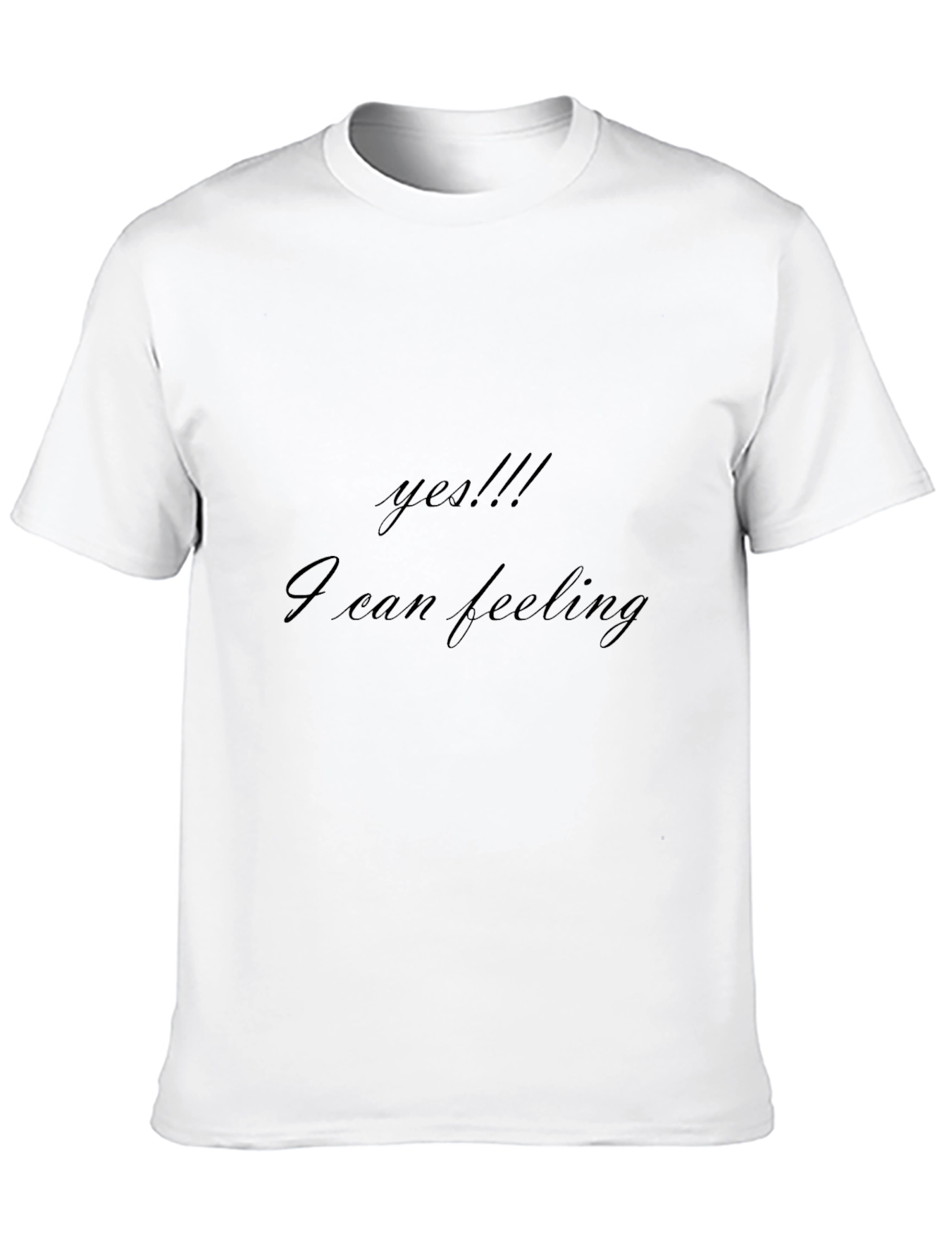 Yes!!! I Can Feeling Black Graphic Tee