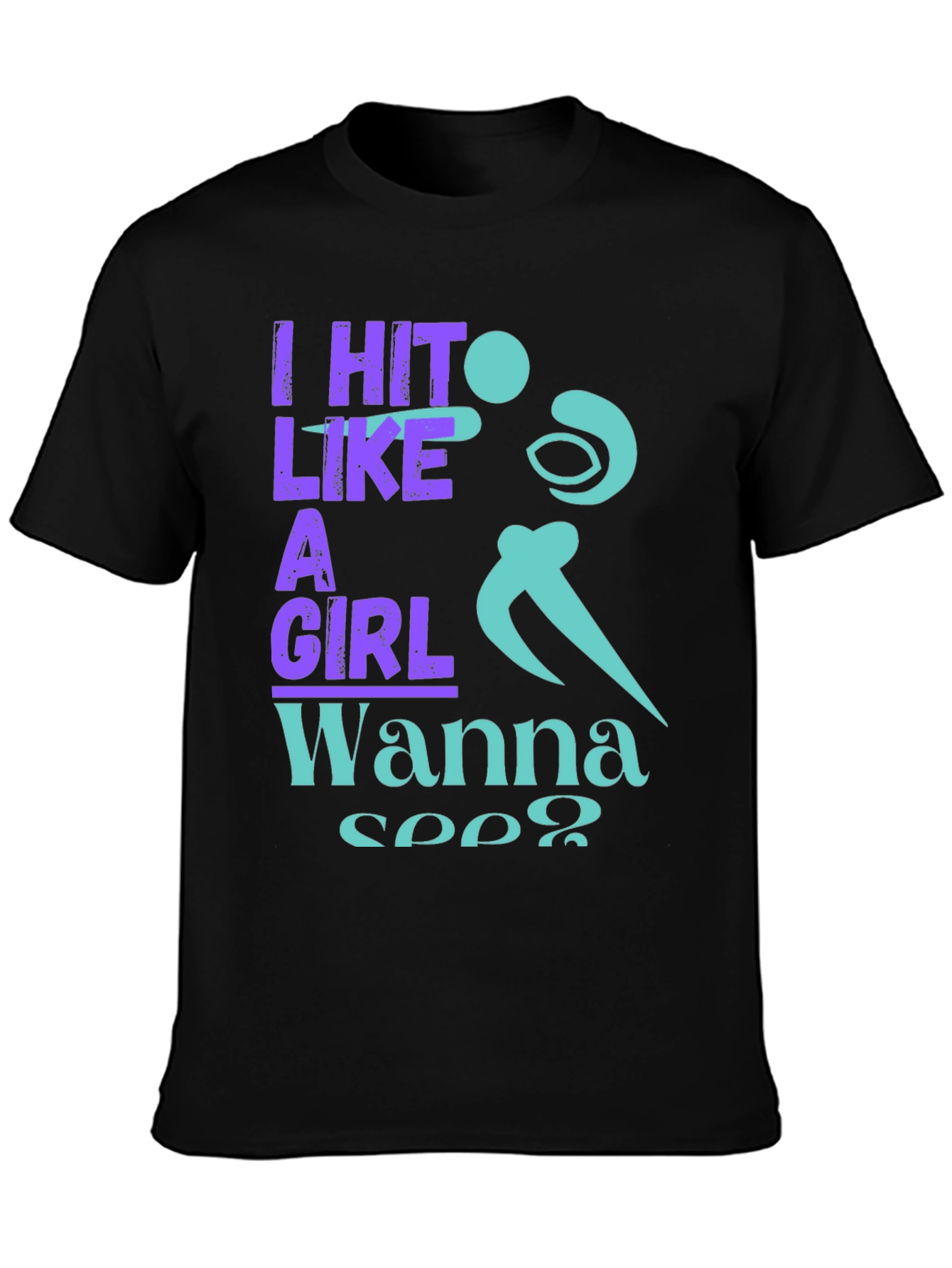 I Hit Like A Girl Graphic T-Shirt
