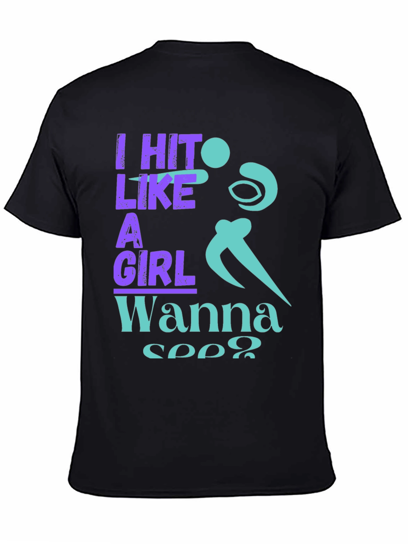 I Hit Like A Girl Graphic T-Shirt
