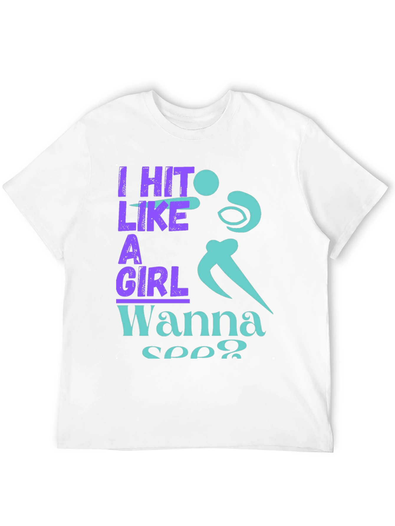 I Hit Like A Girl Graphic T-Shirt