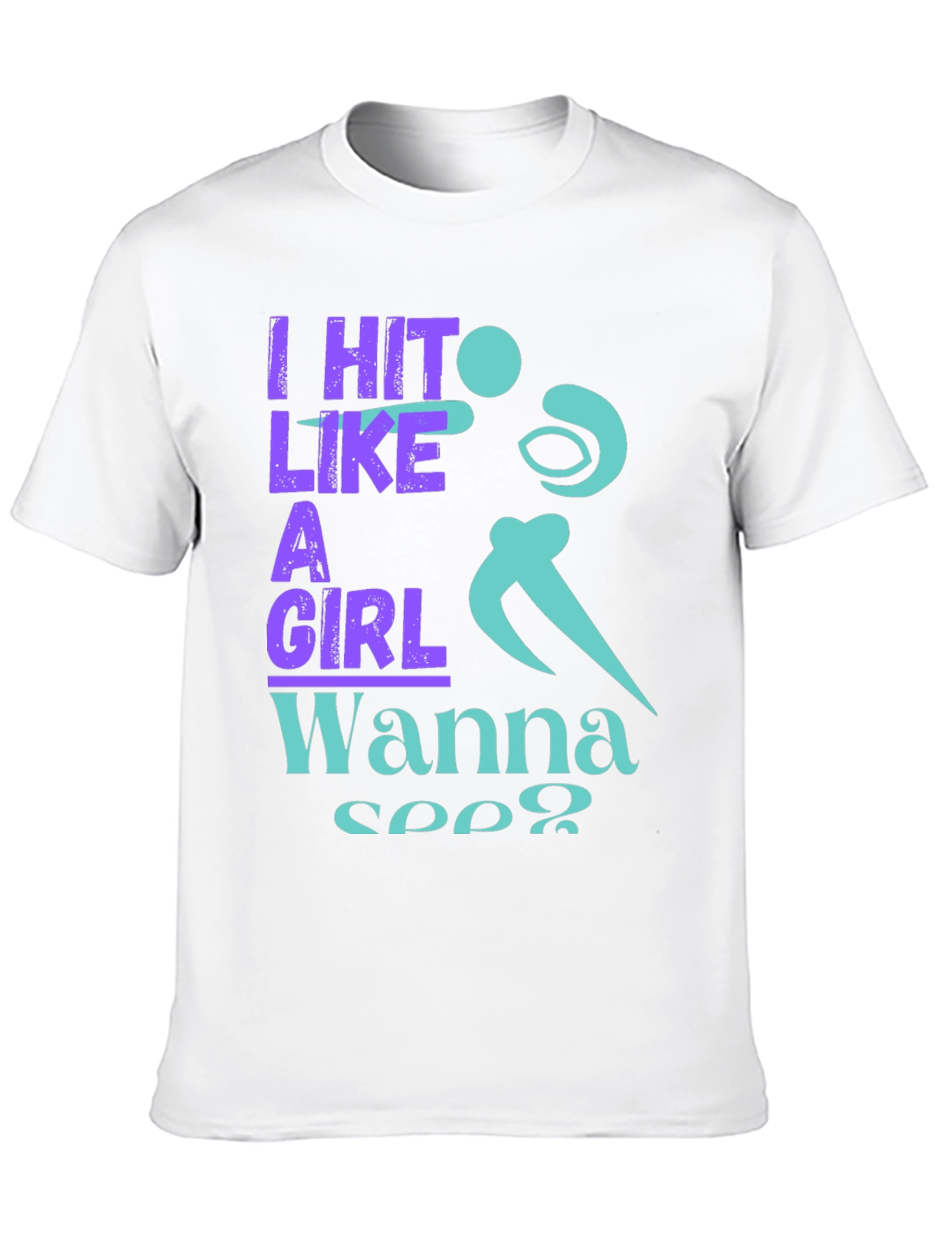 I Hit Like A Girl Graphic T-Shirt