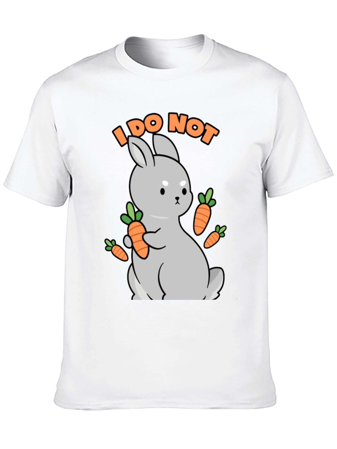 I DO NOT carrot cute bunny t-shirt