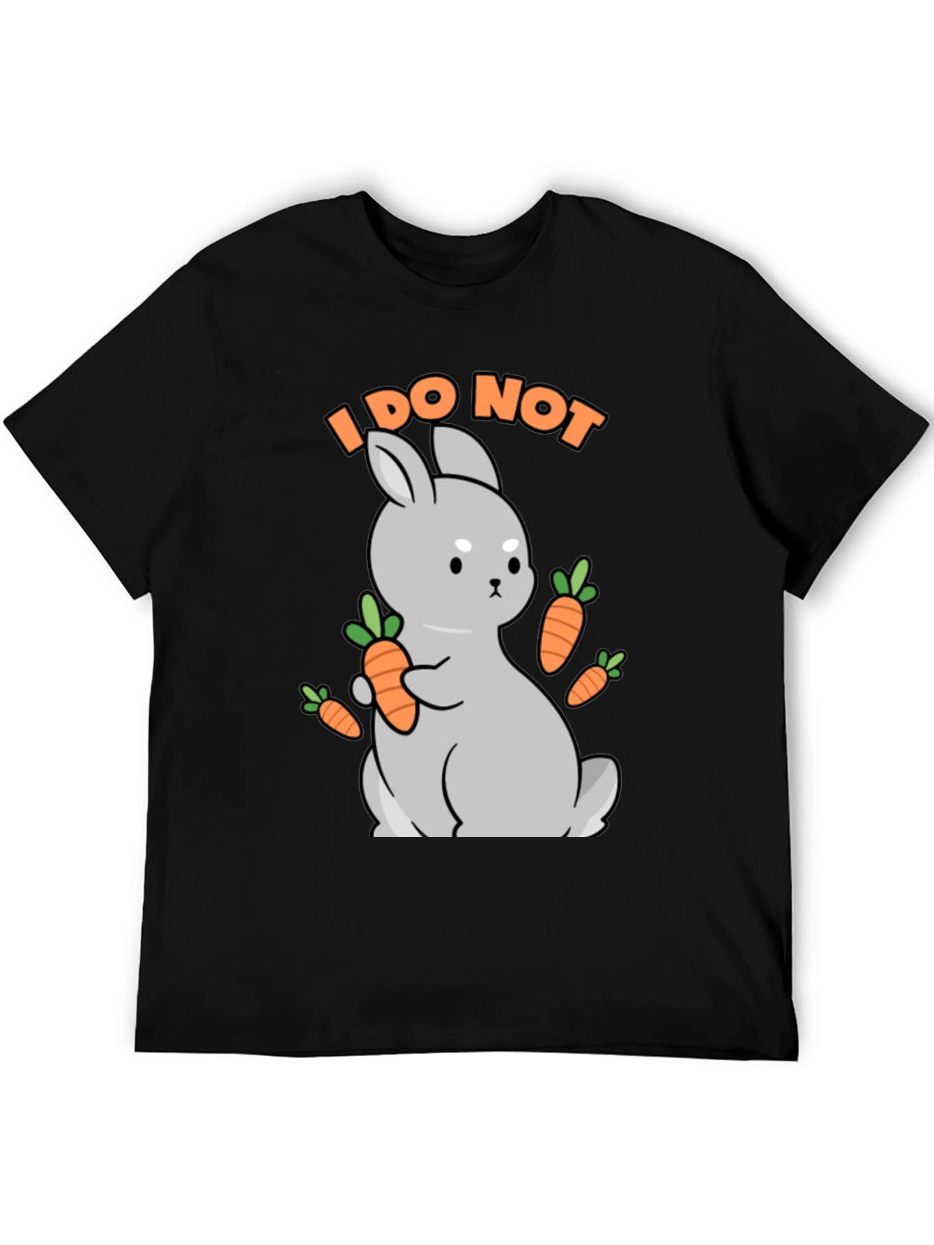 I DO NOT carrot cute bunny t-shirt