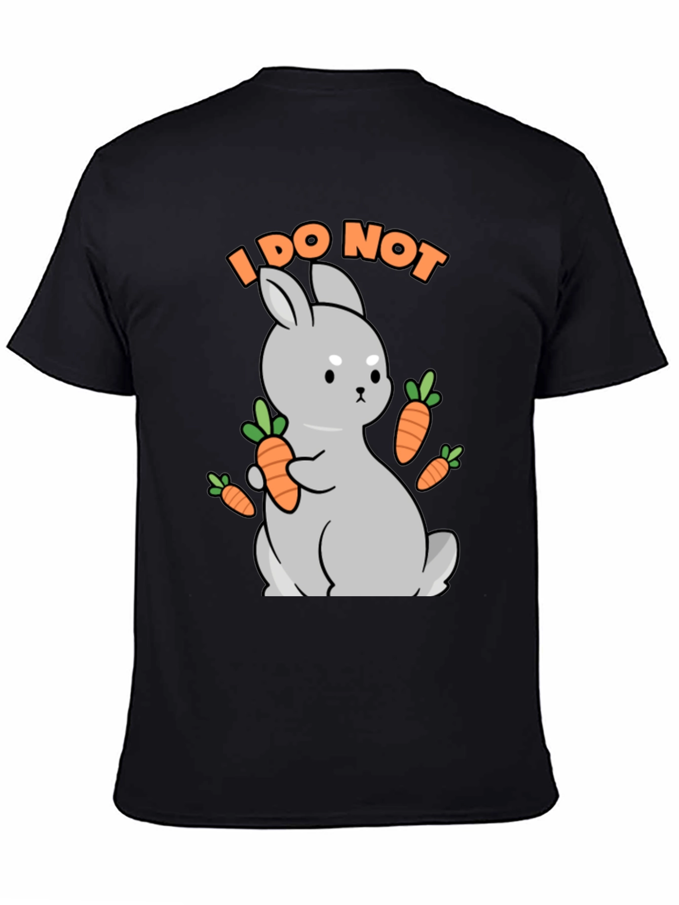 I DO NOT carrot cute bunny t-shirt