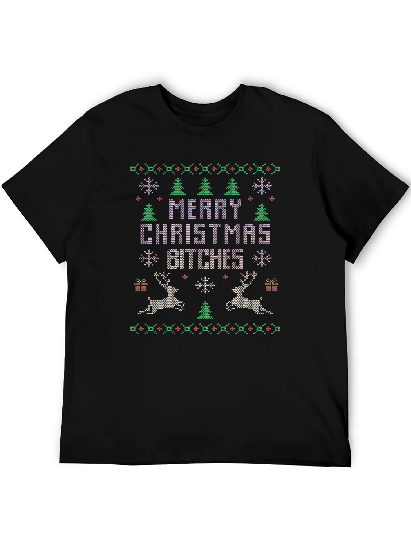 Merry Christmas Bitches Ugly Sweater Tee