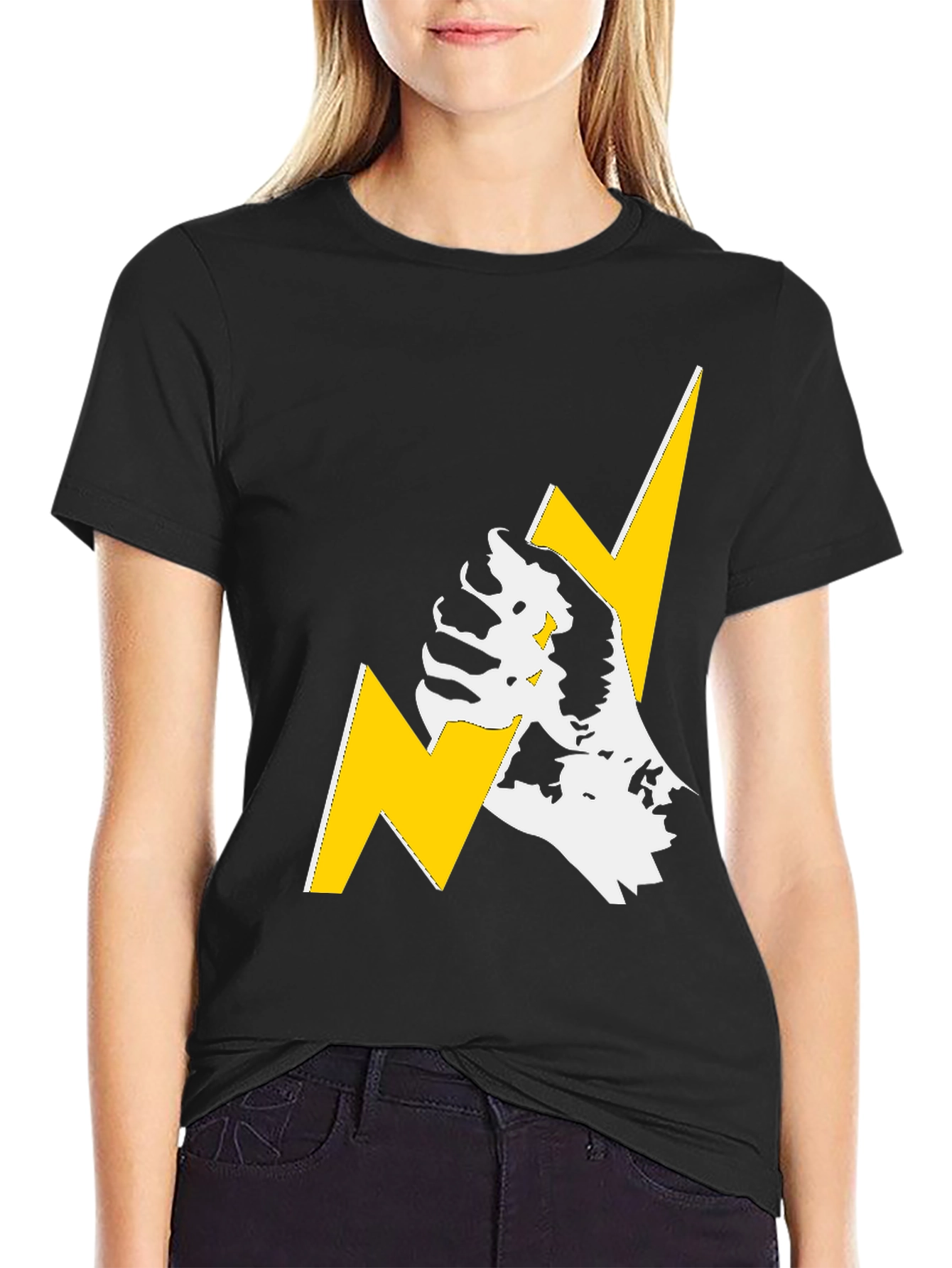 Lightning Bolt Graphic Tee - Bold Streetwear Style