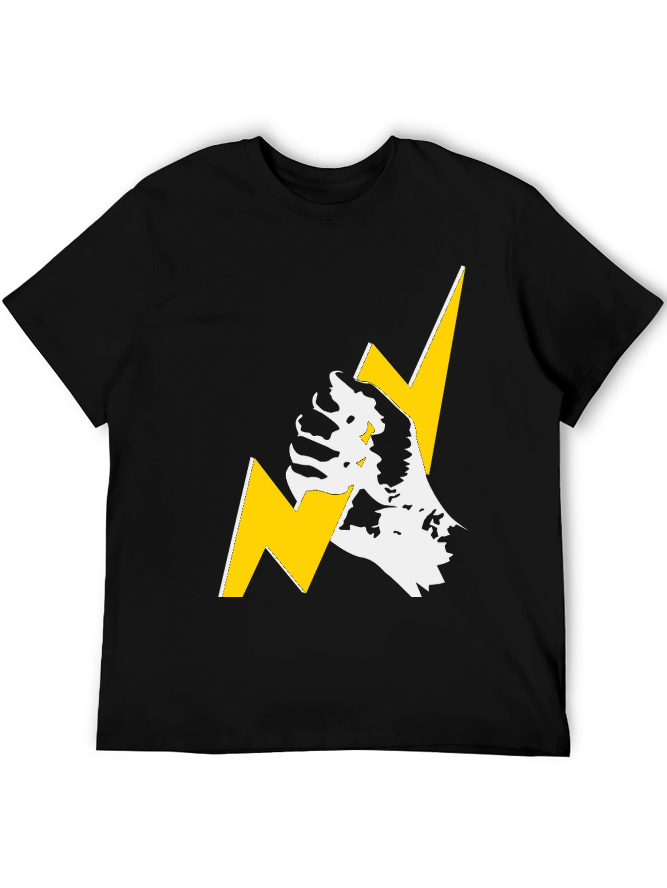 Lightning Bolt Graphic Tee - Bold Streetwear Style