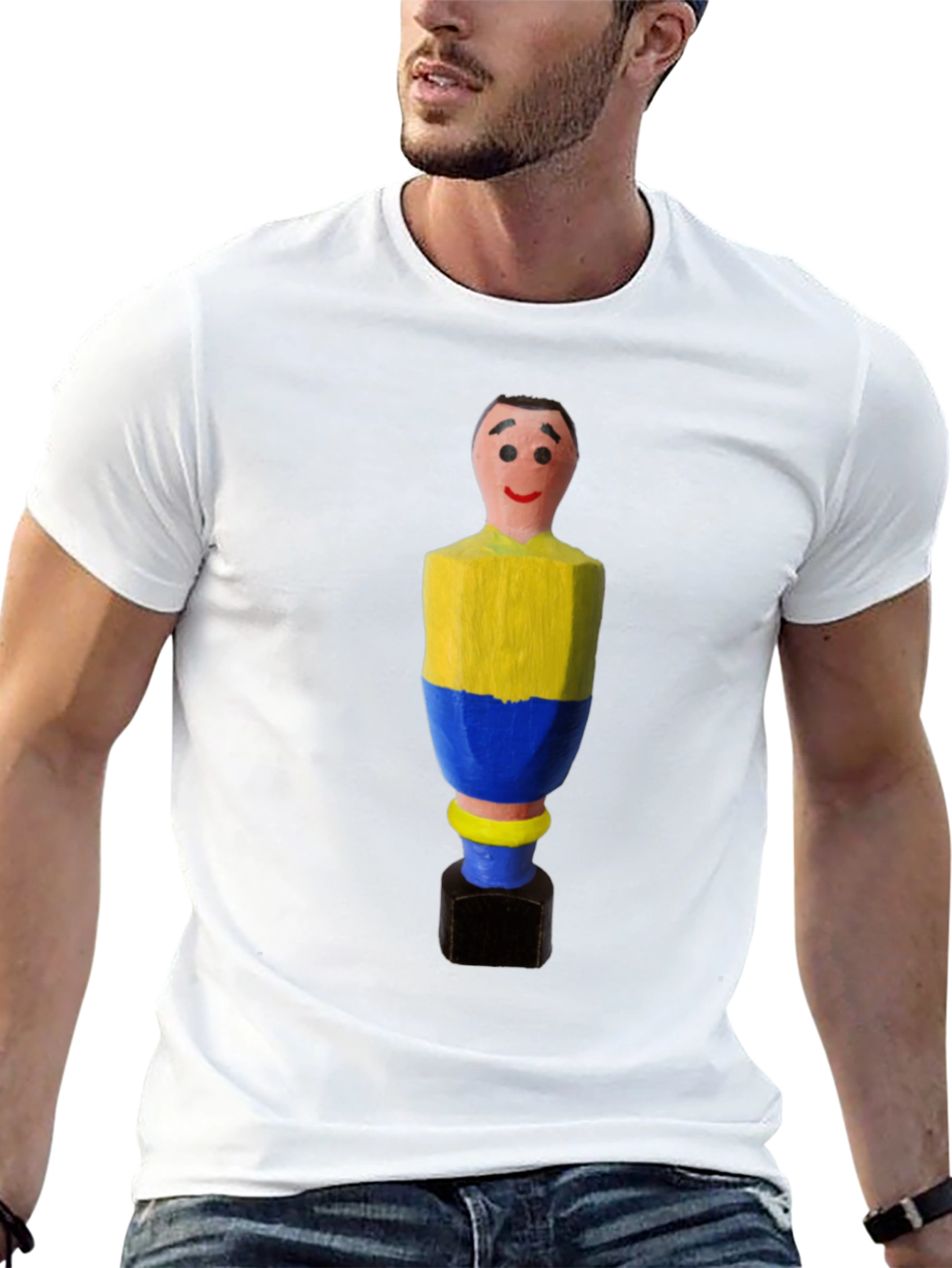 Foosball Man T-Shirt - Novelty Graphic Tee