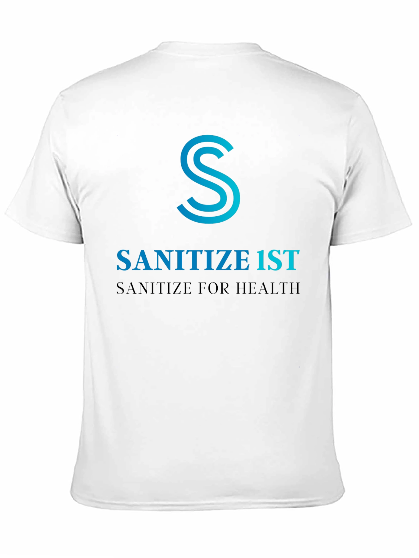 Sanitize 1st Black T-Shirt - Health Awareness Tee