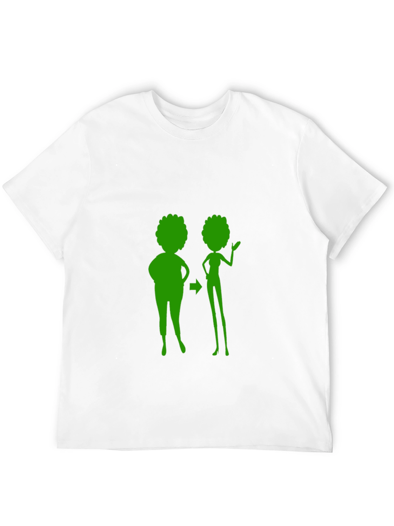 Weight Loss Journey Graphic Tee - Unisex Black T-Shirt