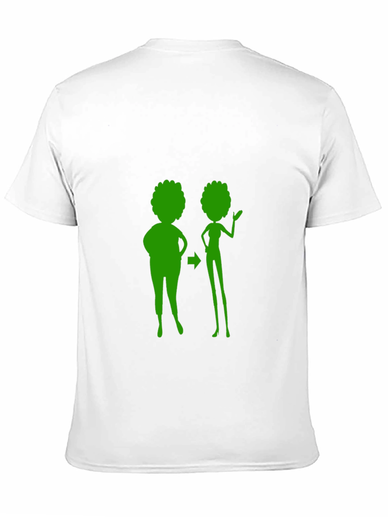 Weight Loss Journey Graphic Tee - Unisex Black T-Shirt