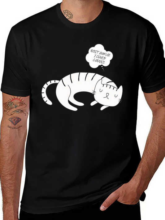 Cat Lover T-Shirt - Best Human I Could Choose