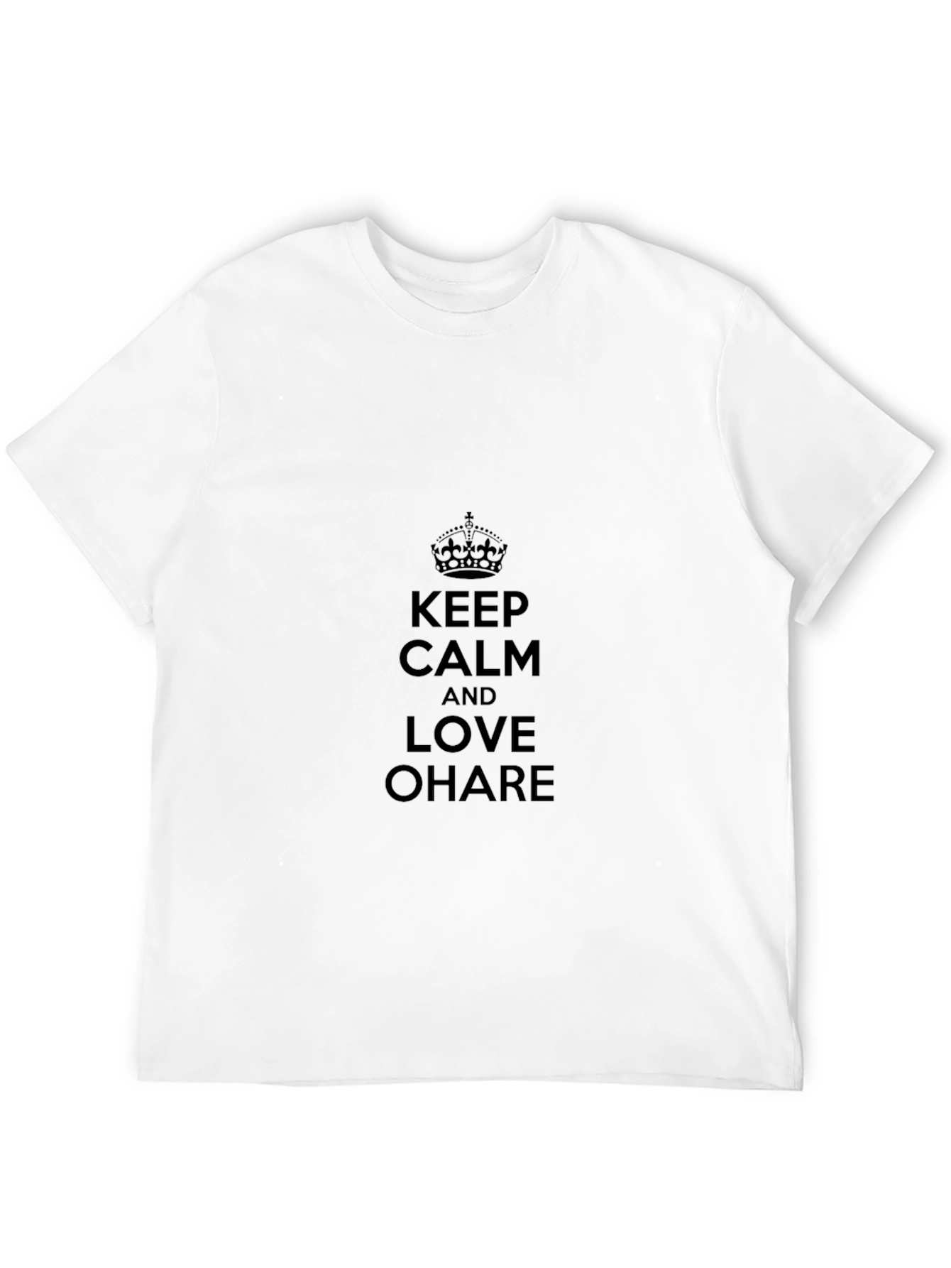 Keep Calm and Love OHare Black T-Shirt