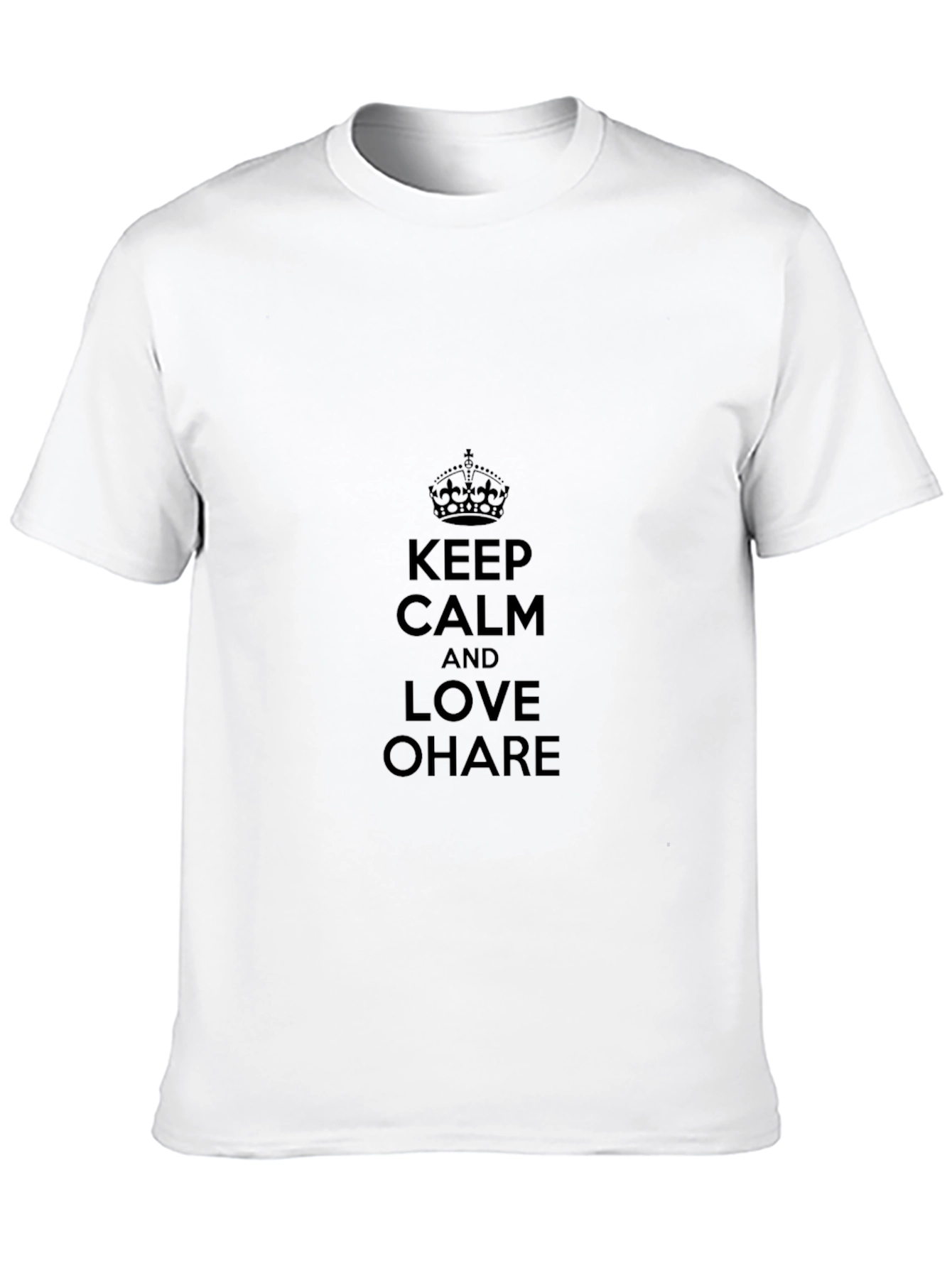 Keep Calm and Love OHare Black T-Shirt