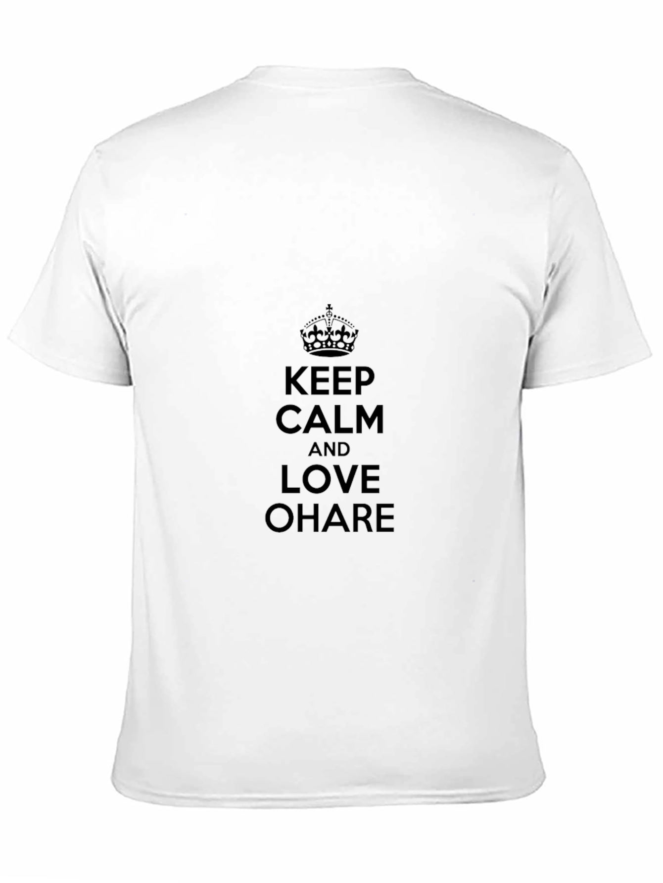 Keep Calm and Love OHare Black T-Shirt