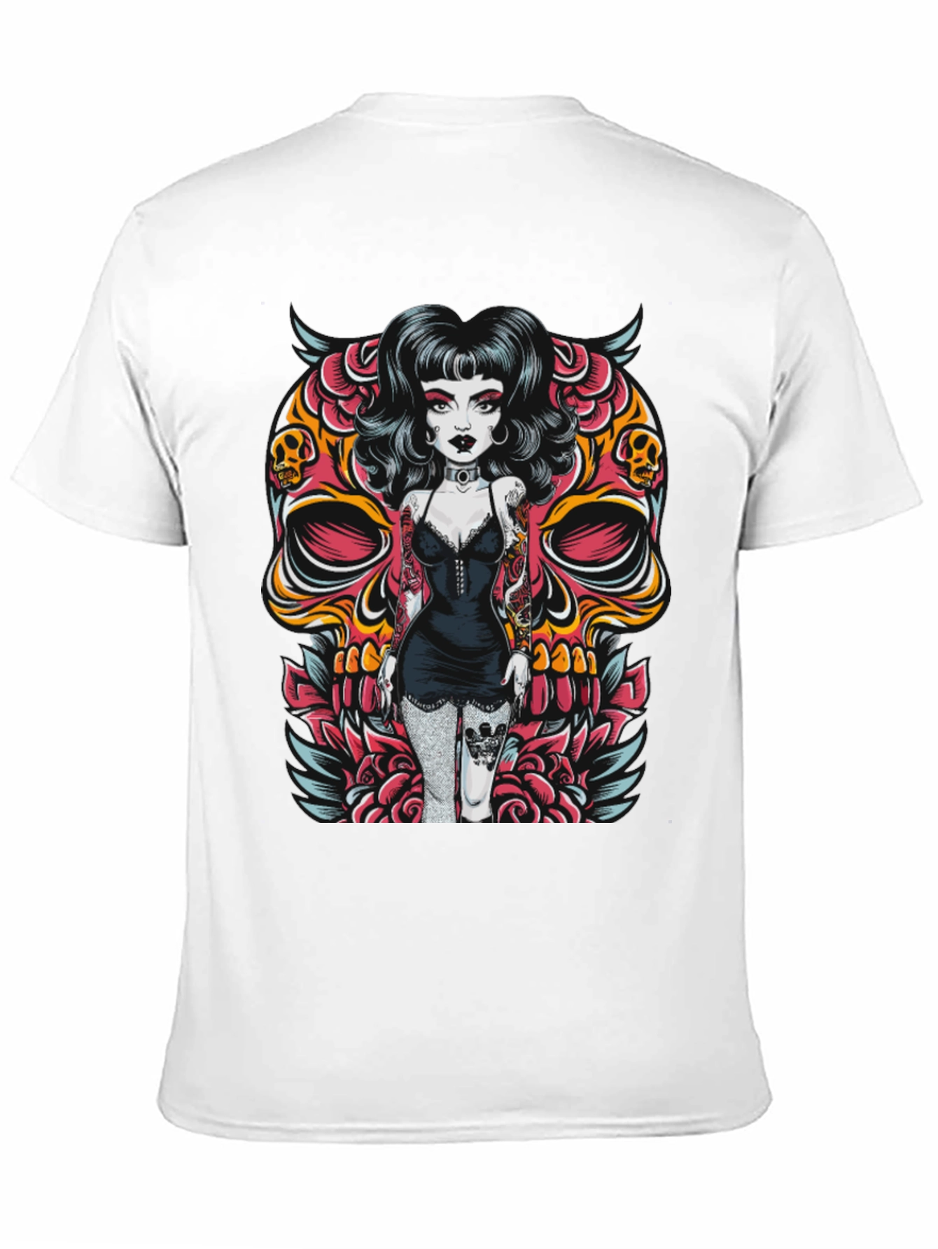 Skull Girl Graphic T-Shirt