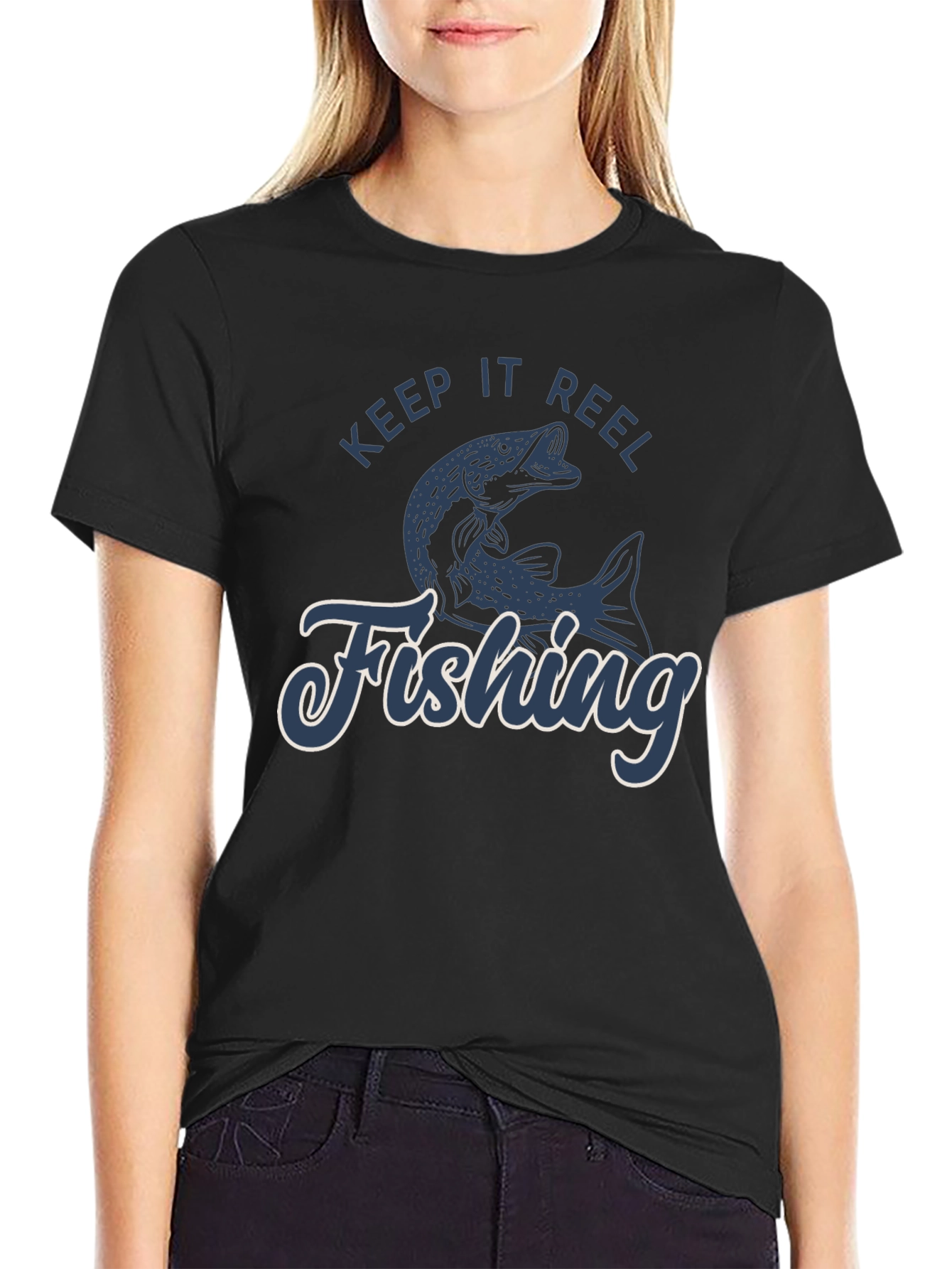 Keep It Reel Fishing Graphic T-Shirt