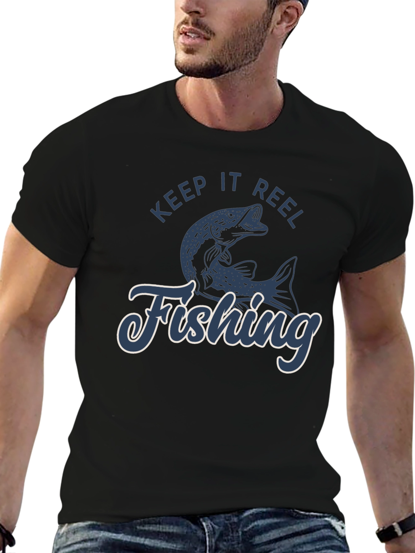 Keep It Reel Fishing Graphic T-Shirt