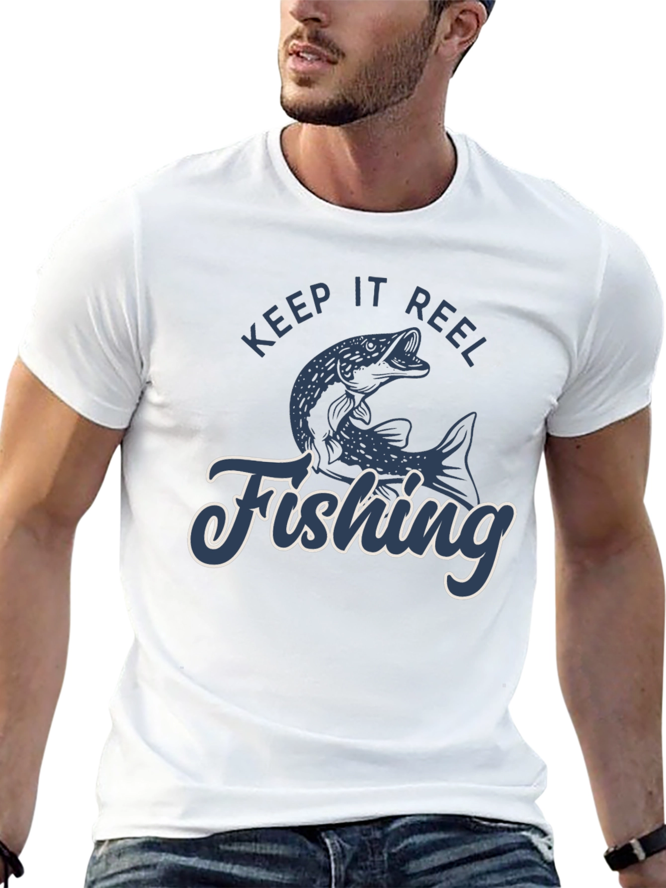 Keep It Reel Fishing Graphic T-Shirt