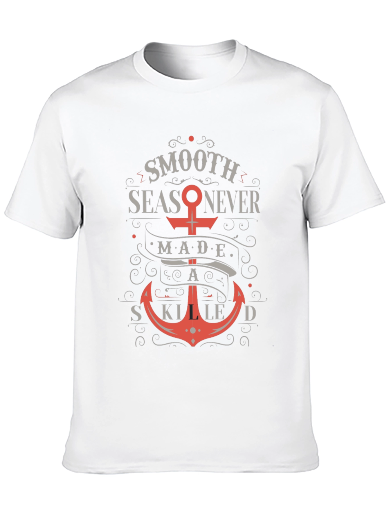 Smooth Seas T-Shirt - Anchor Graphic Tee