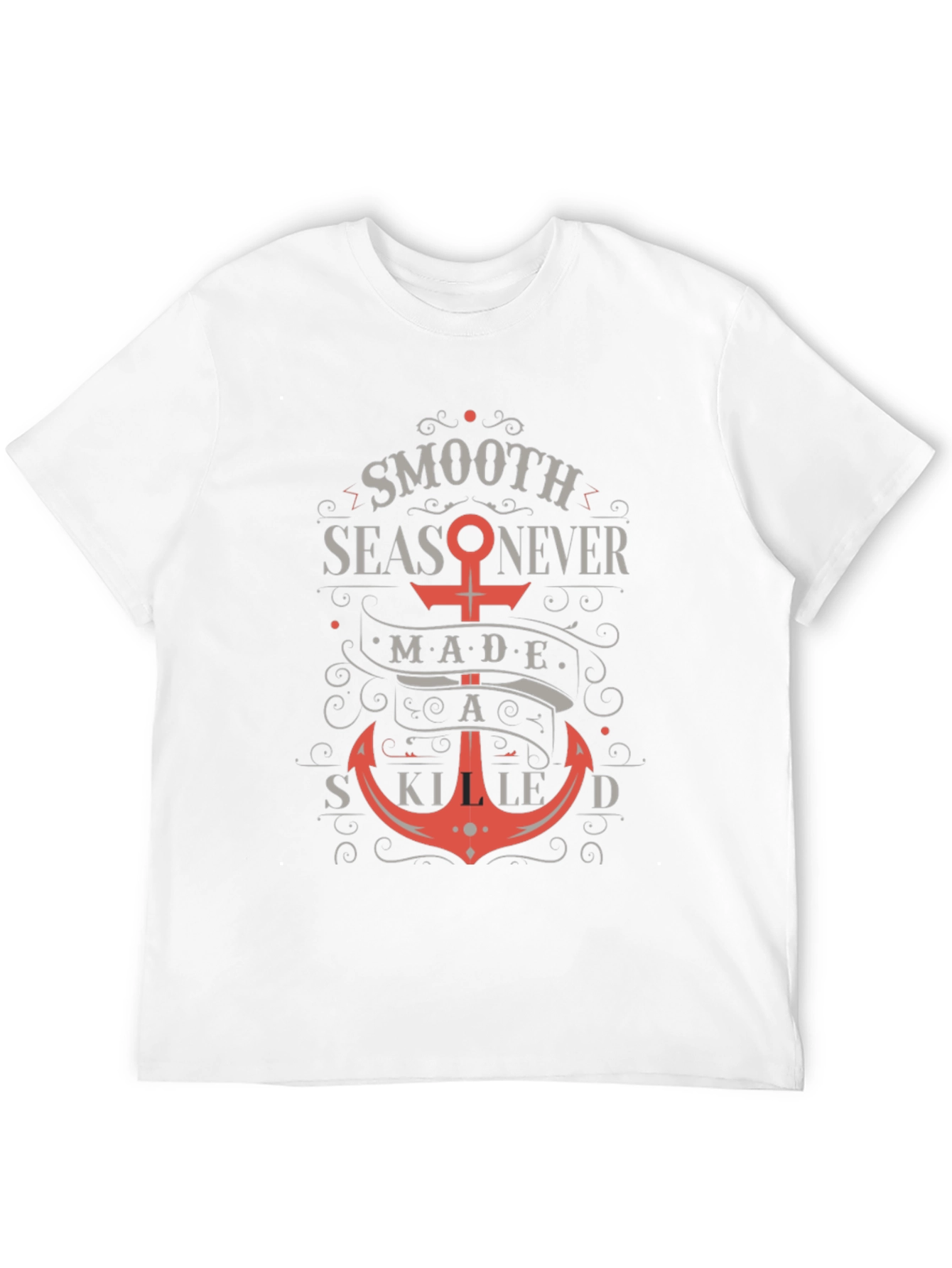 Smooth Seas T-Shirt - Anchor Graphic Tee