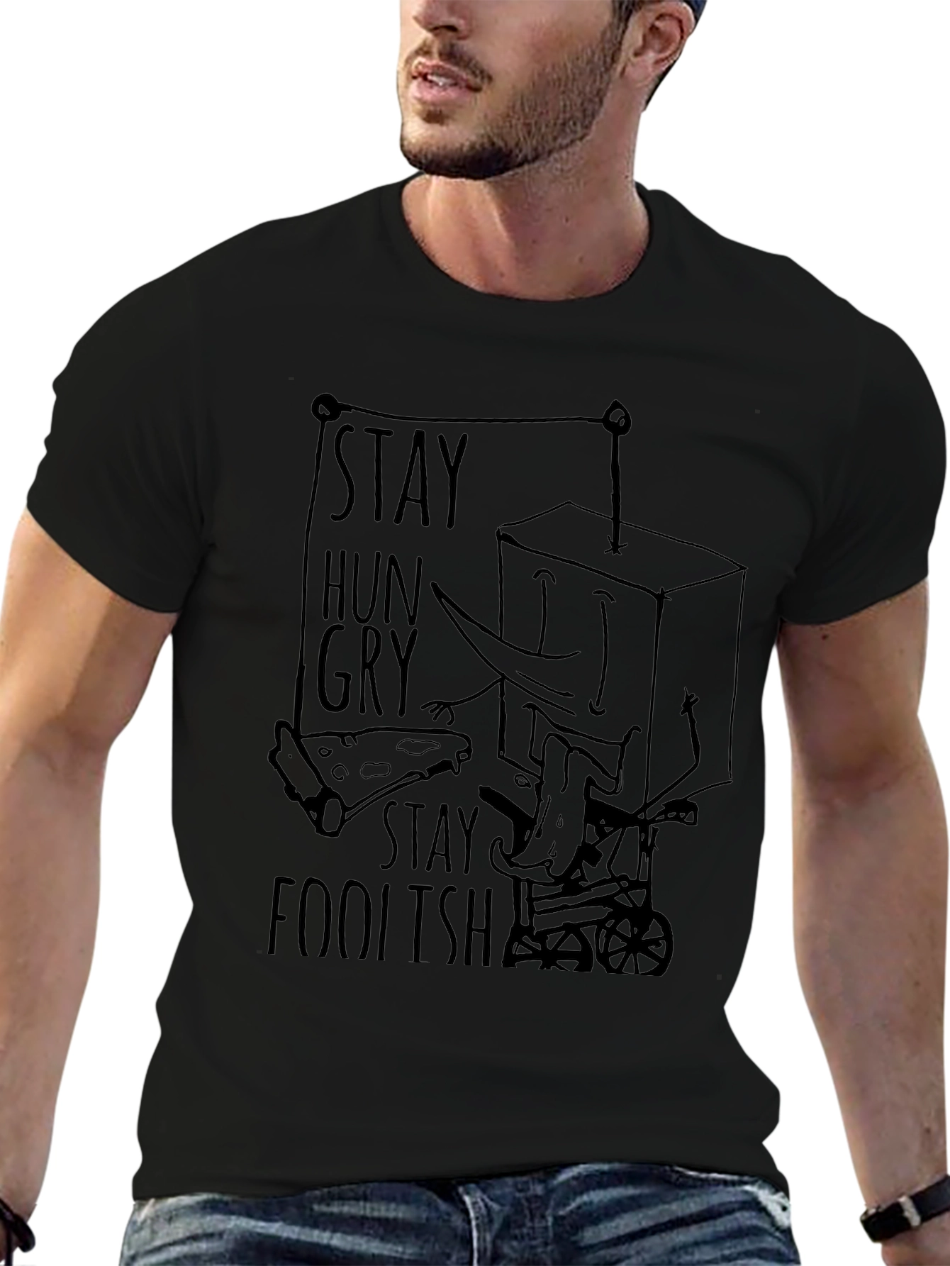 Stay Hungry Stay Foolish Graphic Tee