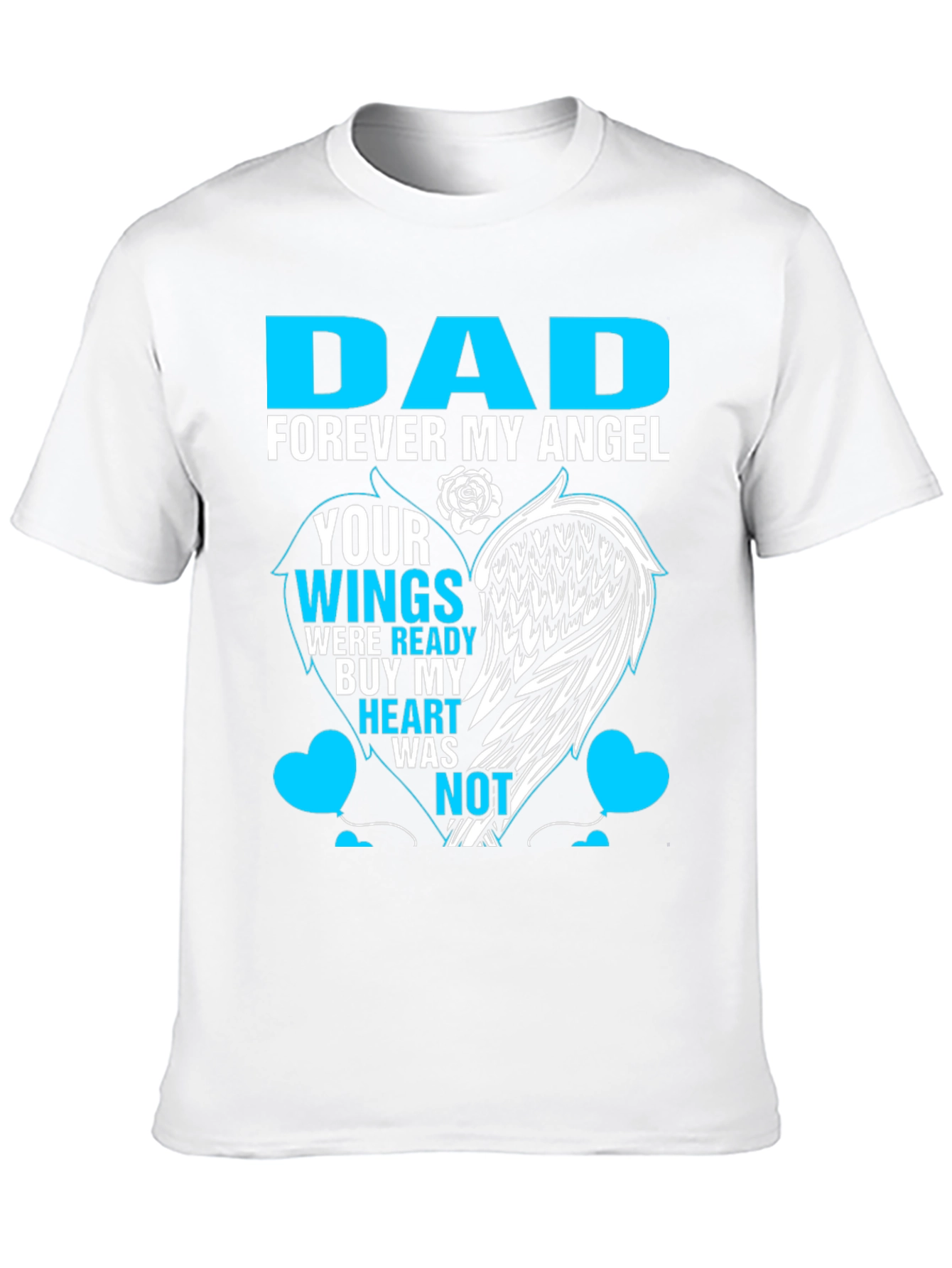 Dad Forever My Angel Memorial T-Shirt