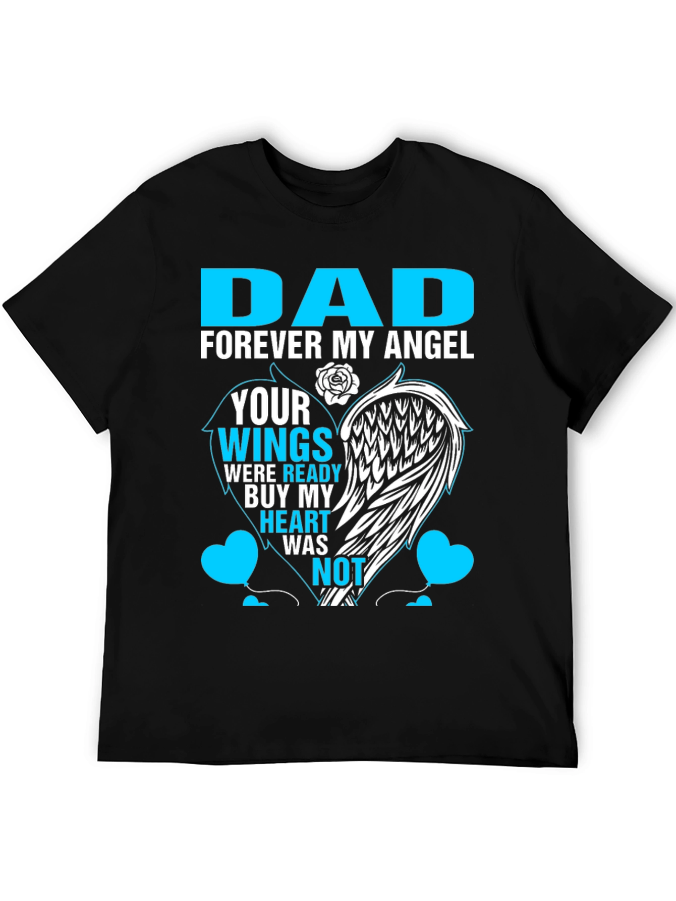 Dad Forever My Angel Memorial T-Shirt