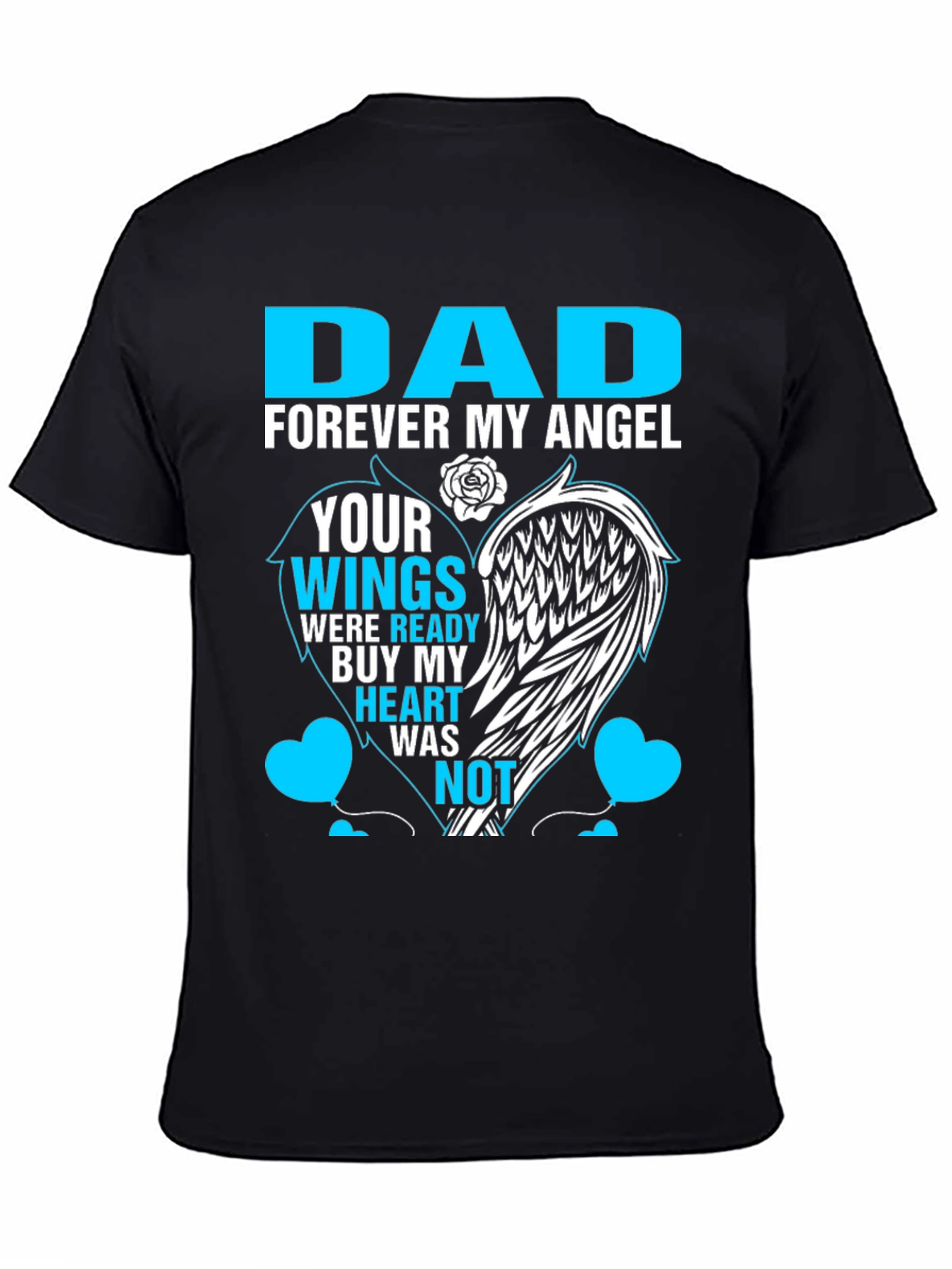 Dad Forever My Angel Memorial T-Shirt
