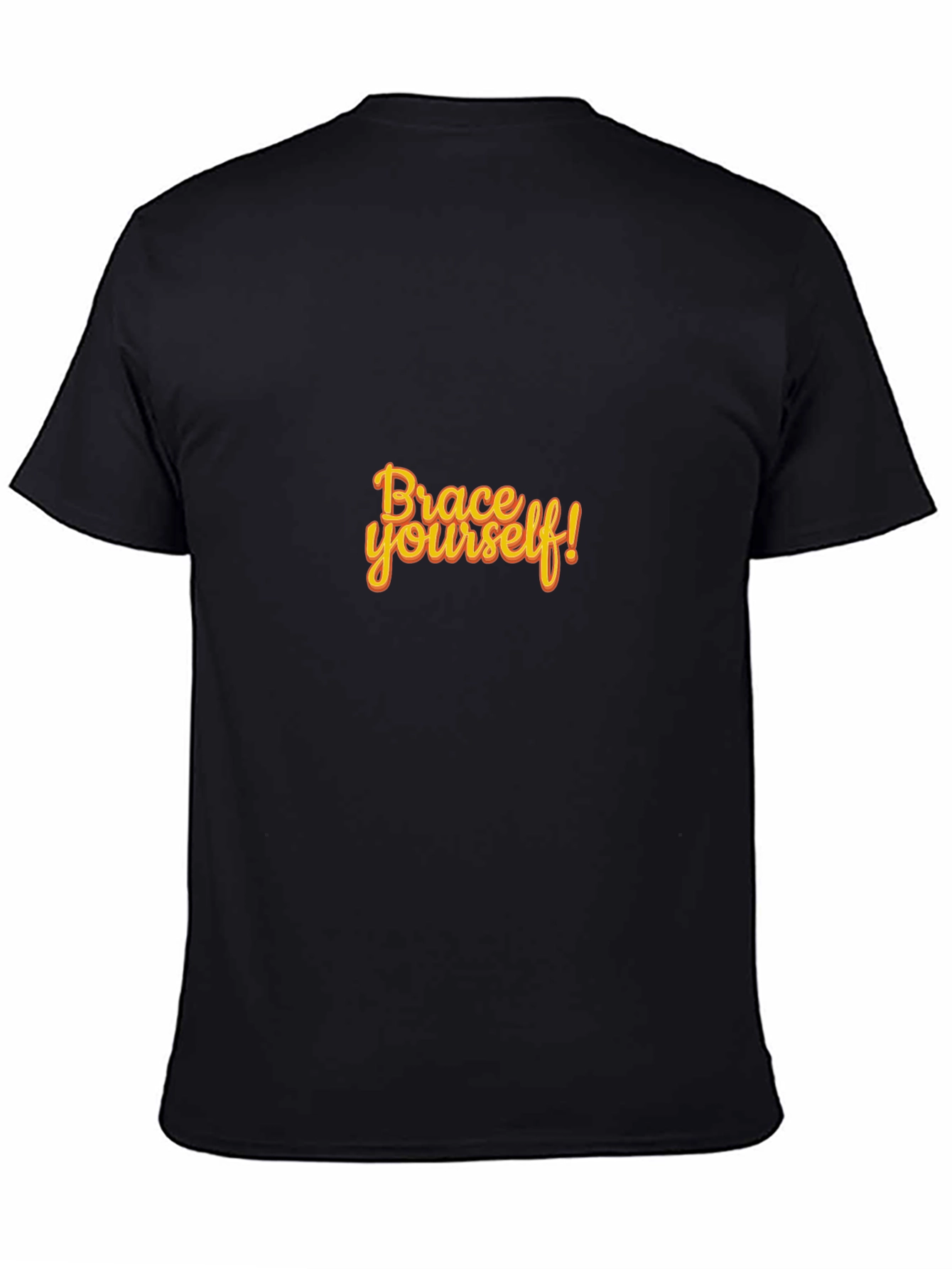 Brace Yourself Black Graphic Tee