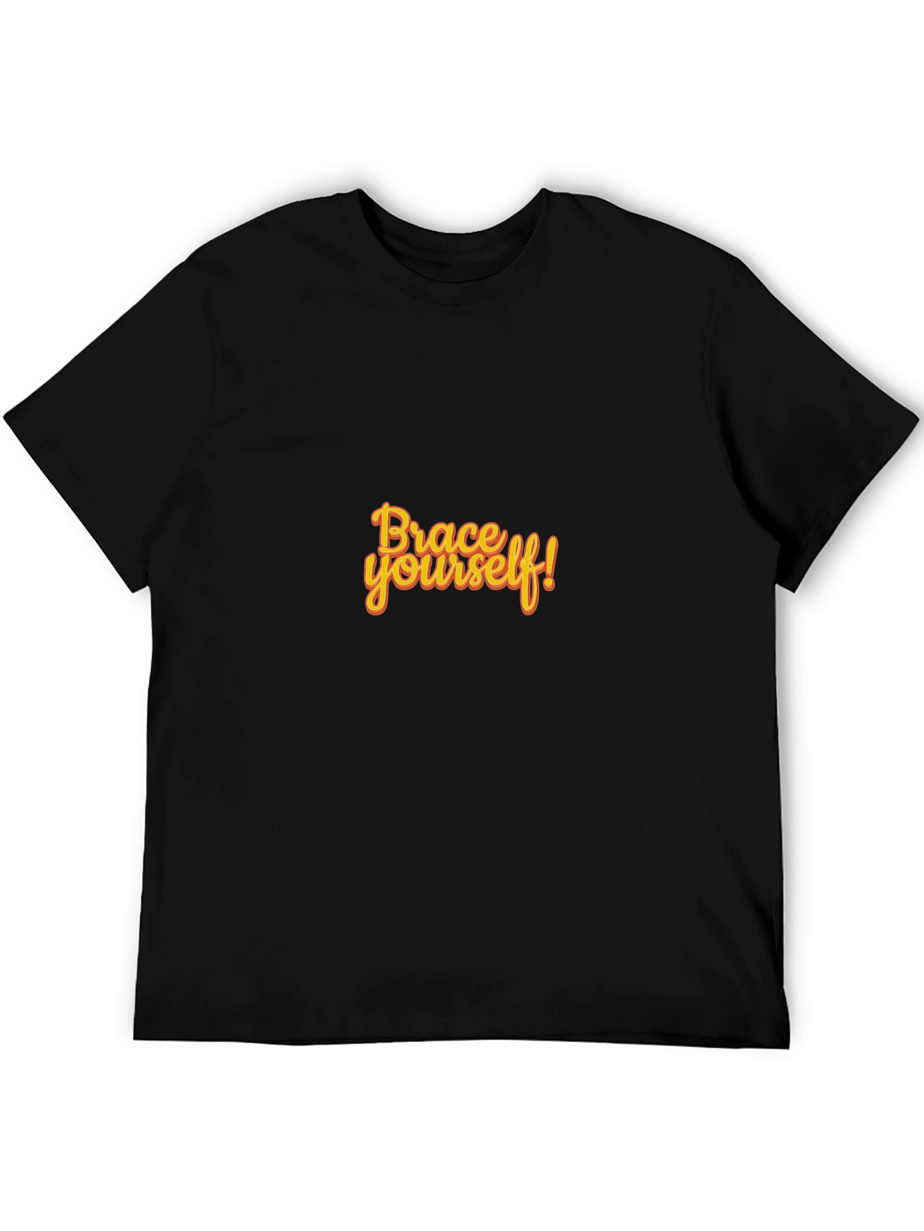 Brace Yourself Black Graphic Tee