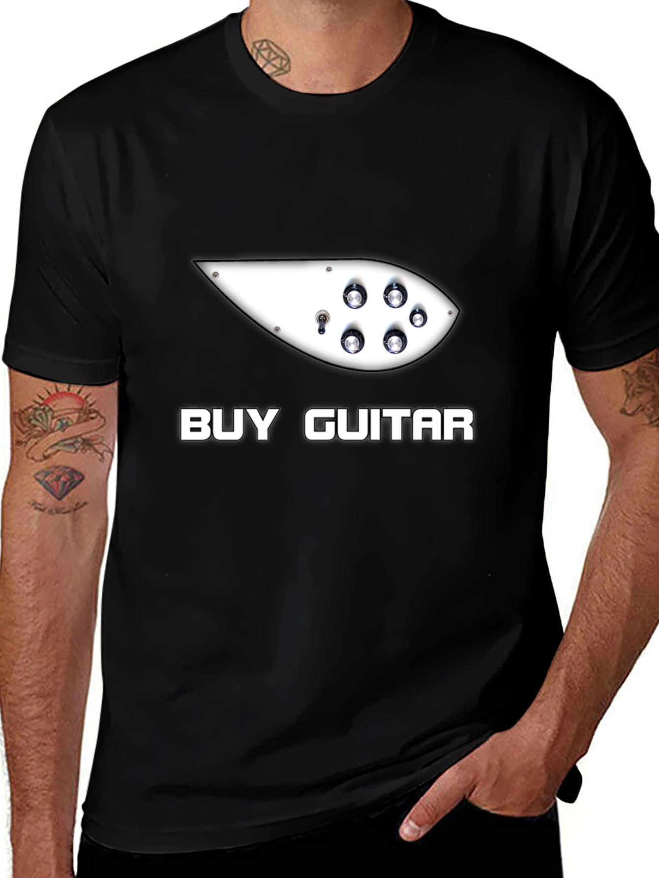 Buy Guitar T-Shirt - Music Lover Tee