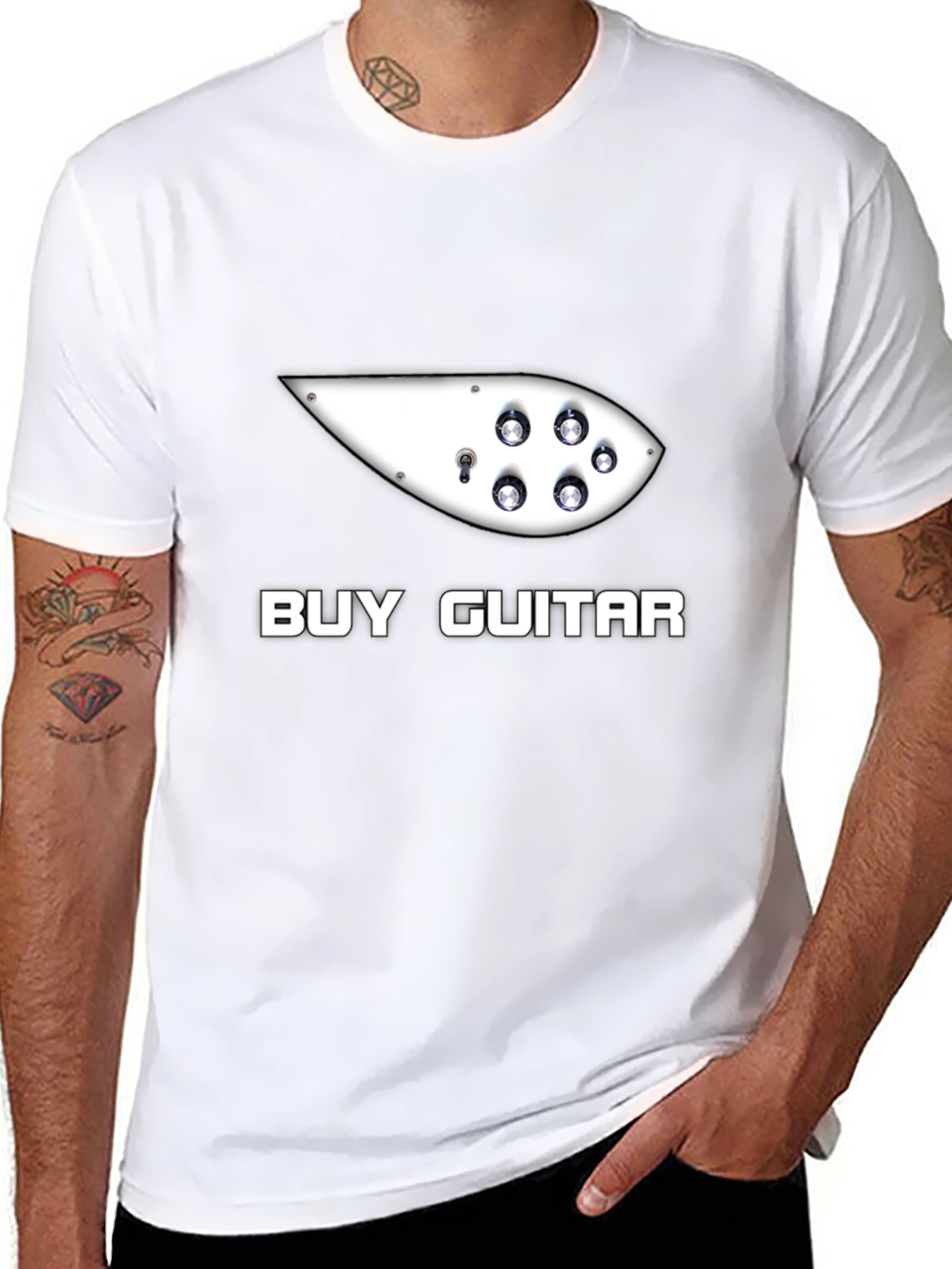 Buy Guitar T-Shirt - Music Lover Tee