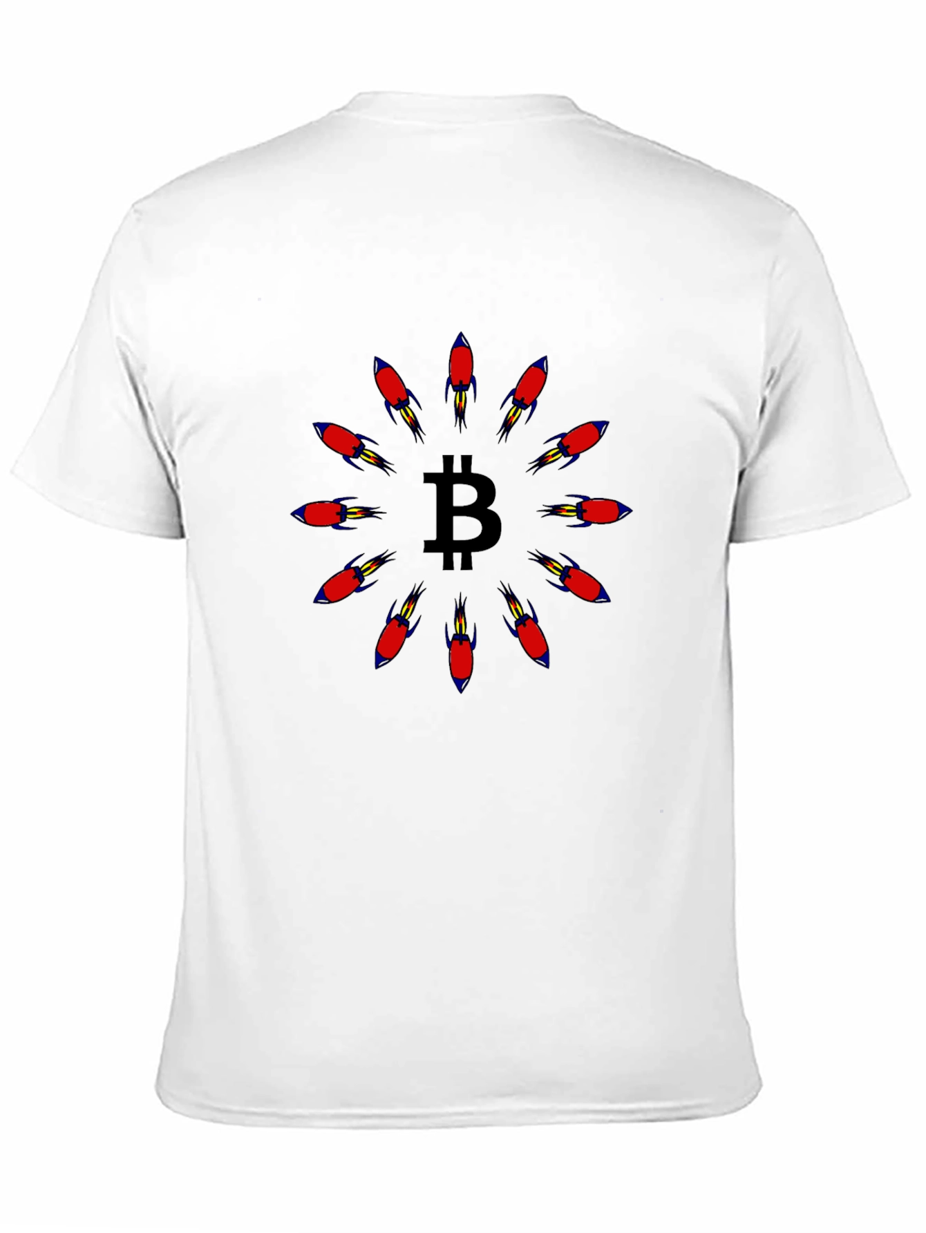 Bitcoin Rocket T-Shirt - Crypto Moonshot