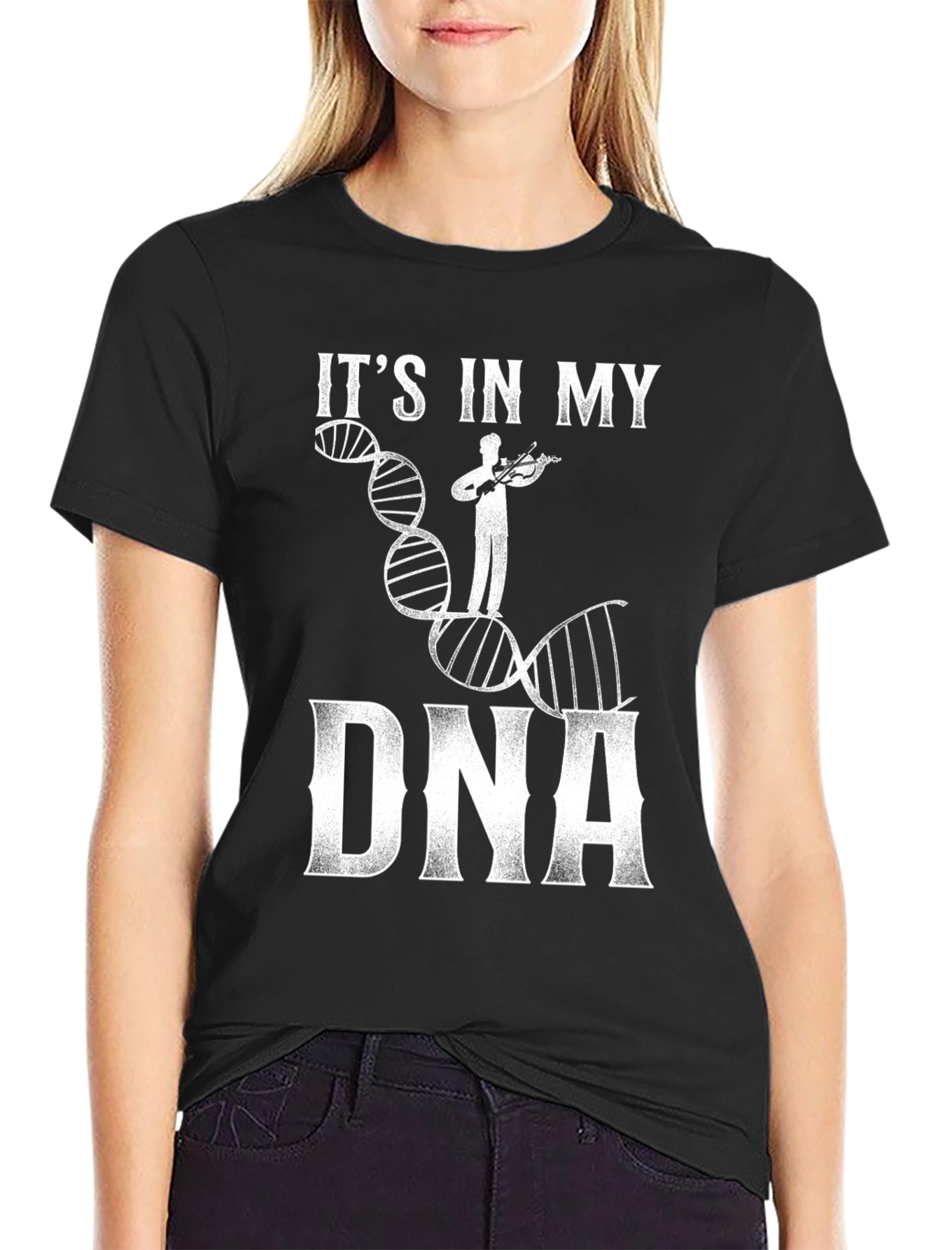 Its In My DNA Violin T-Shirt