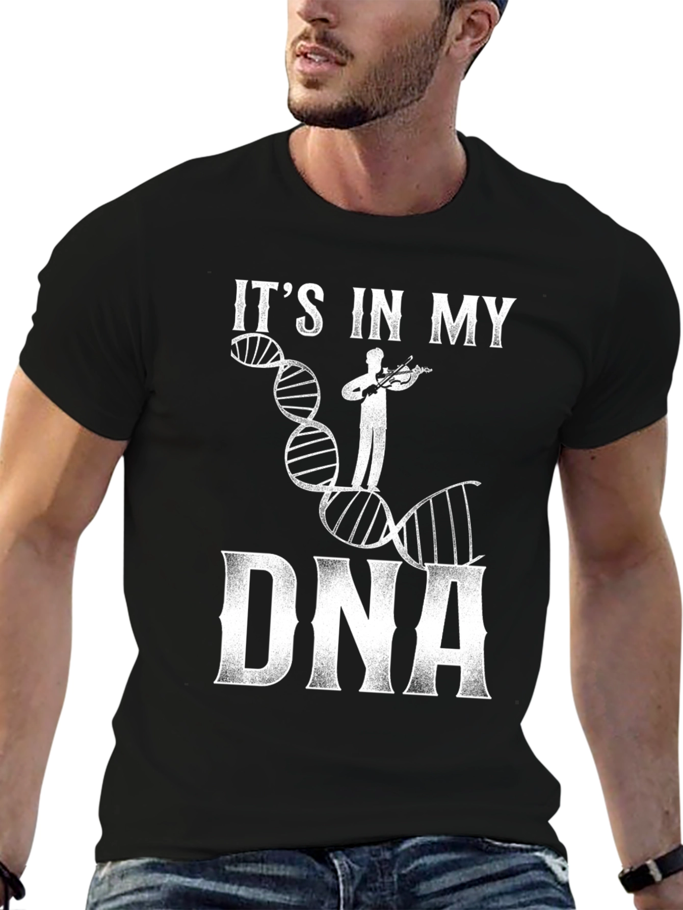 Its In My DNA Violin T-Shirt